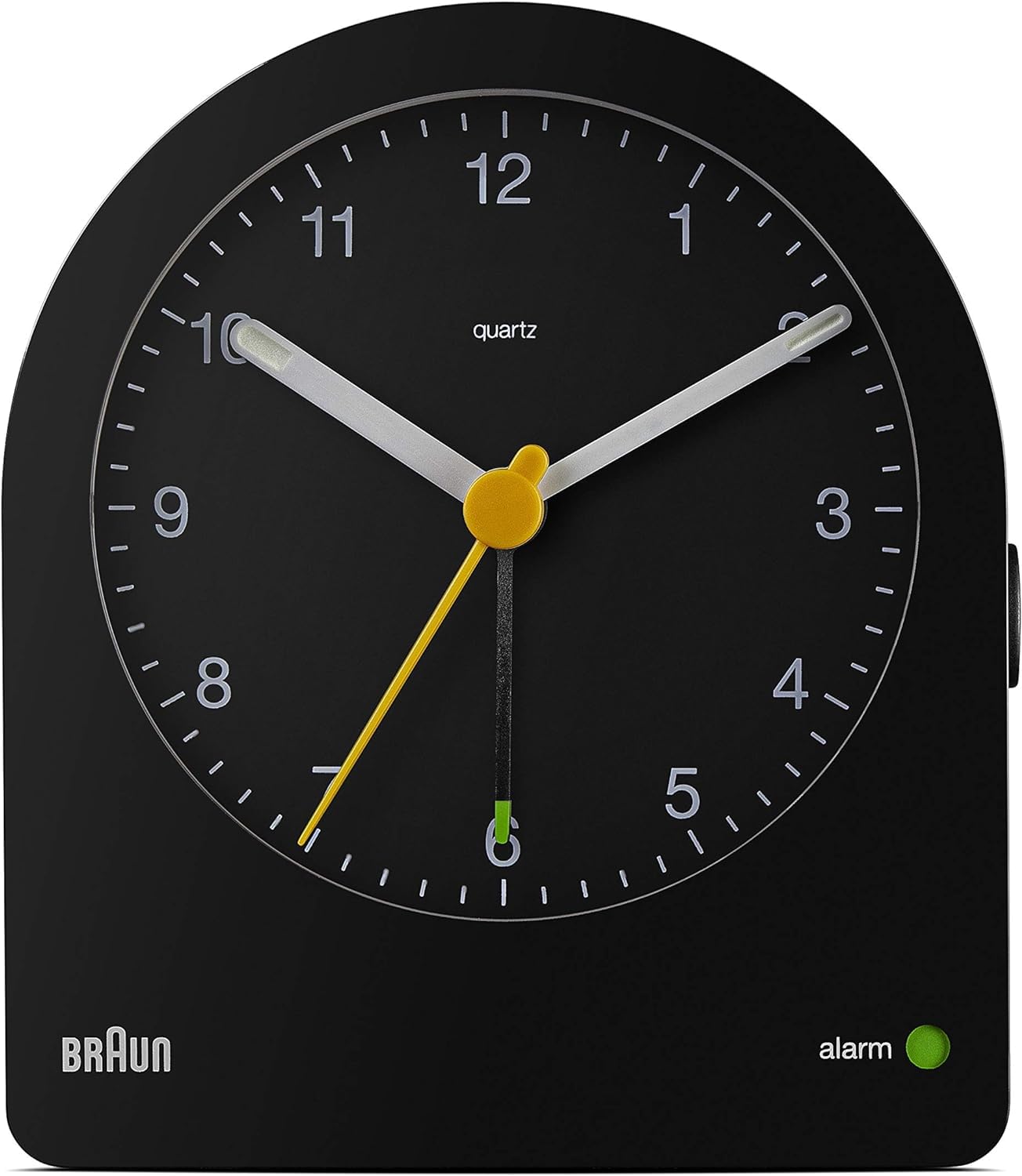 Braun Classic Analogue Alarm Clock, Black