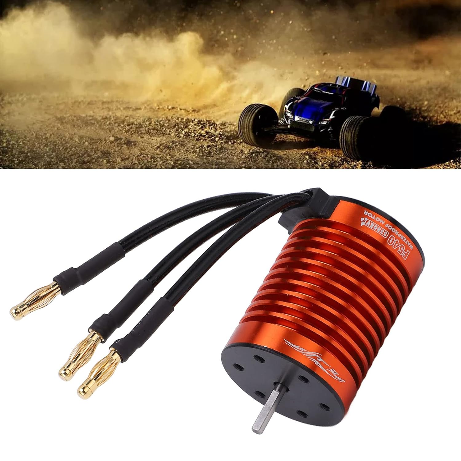 Motore Brushless RC F540 3300KV Impermeabile - immagine 5