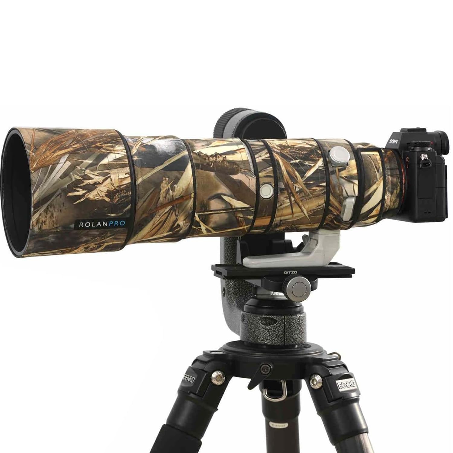 Rolanpro Camoflage - Copriobiettivo per Sony FE 200-600mm