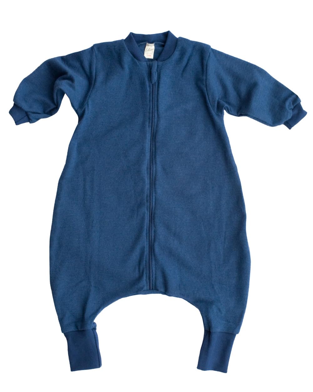 Lilano Sacco Nanna Lana Merino e Seta con Piede, Blu Marino