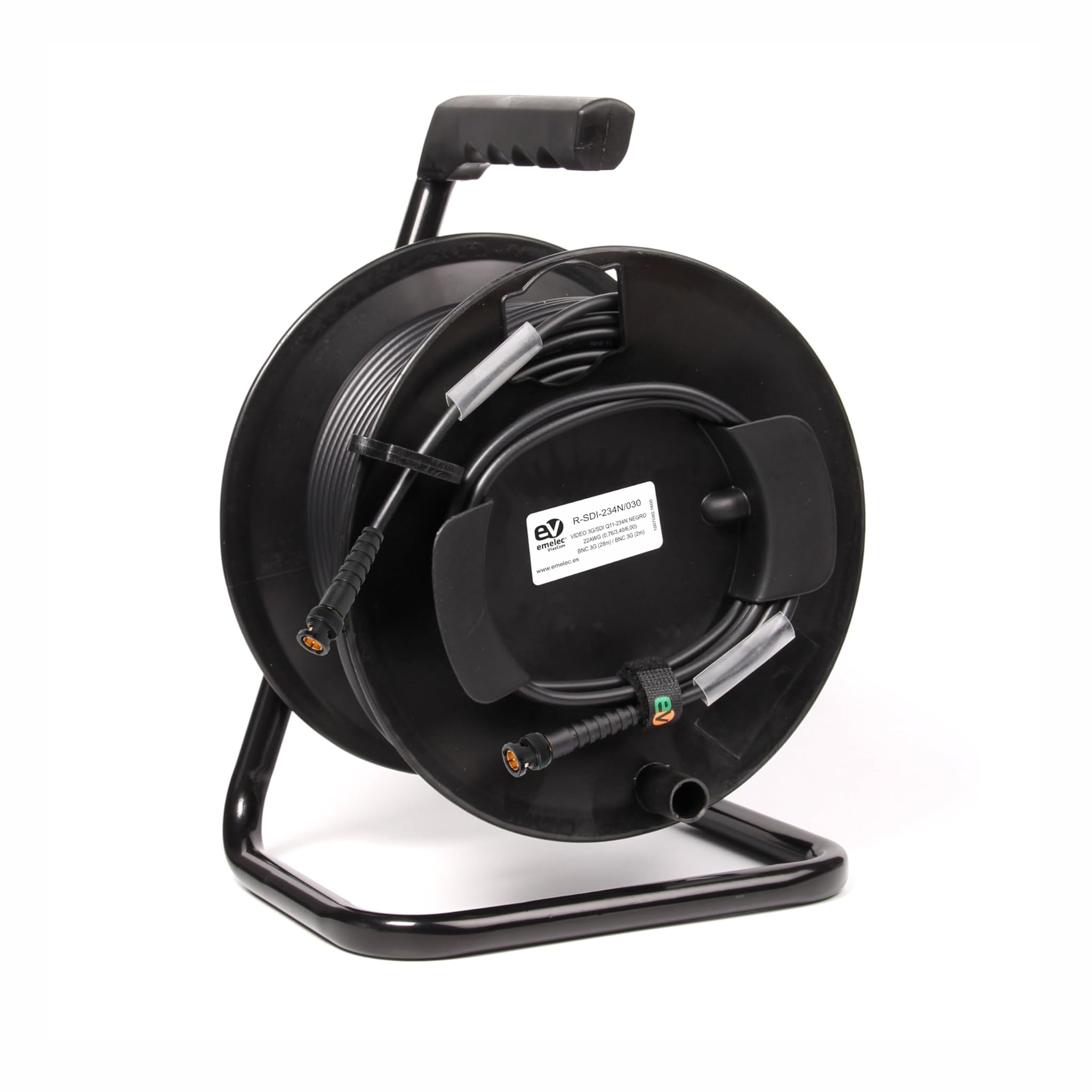 Cavo Video 4K-UHD 6G-SDI con BNC, 60 metri Nero