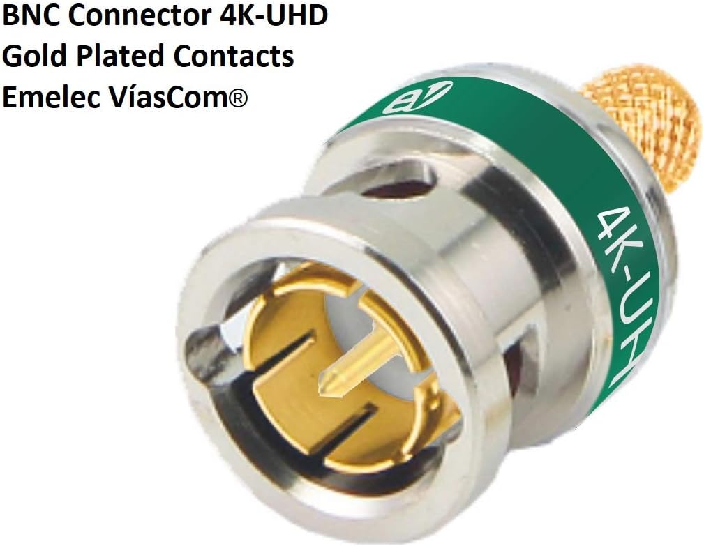 Cavo Video 4K-UHD 6G-SDI con BNC, 60 metri Nero - immagine 5