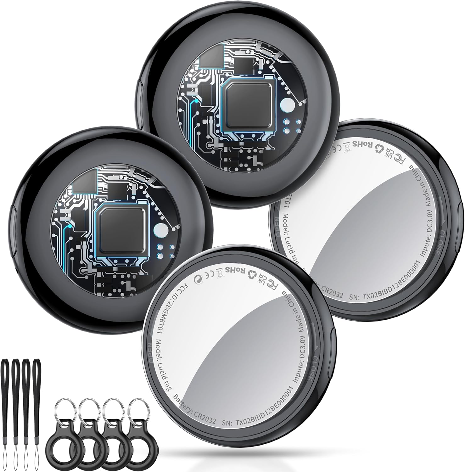 Tukio Air Tracker Tags - Localizzatore Bluetooth 4 Pezzi - immagine 1