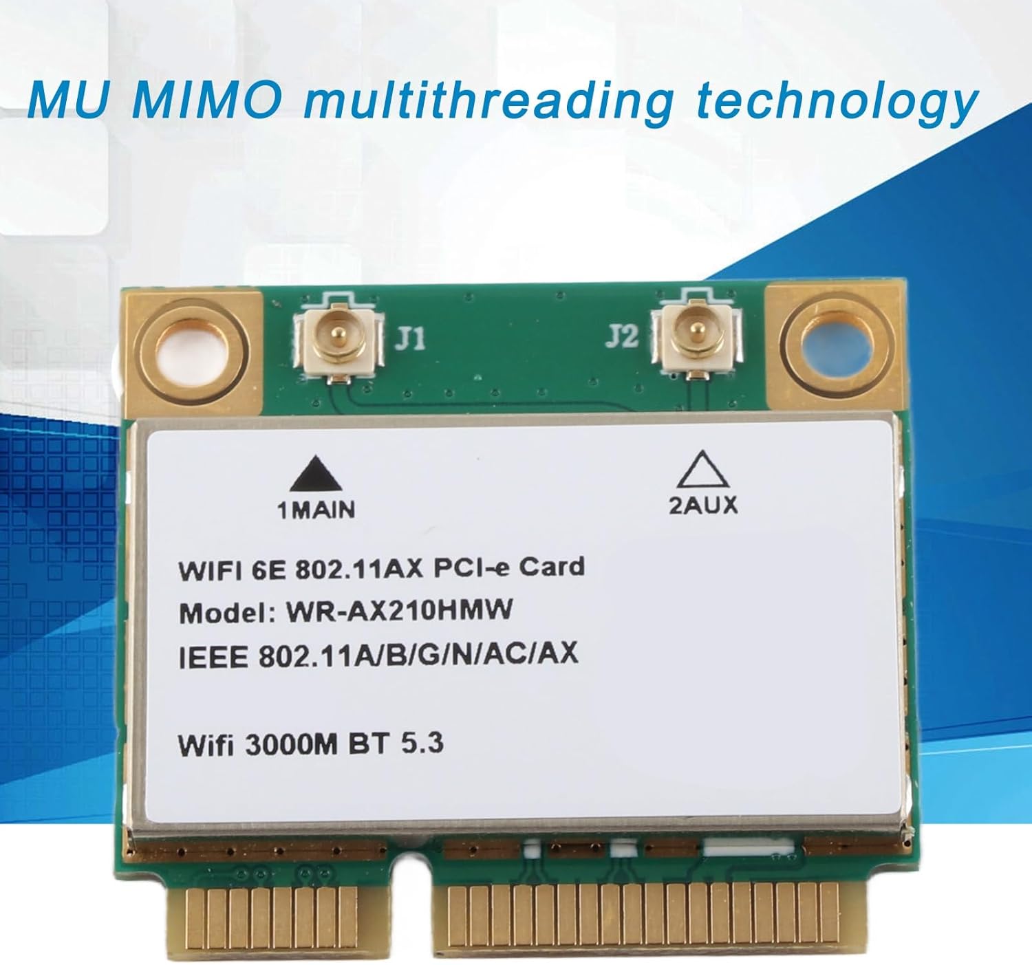 Annadue Scheda WiFi AX210HMW Wi-Fi 6E 5374M - immagine 3