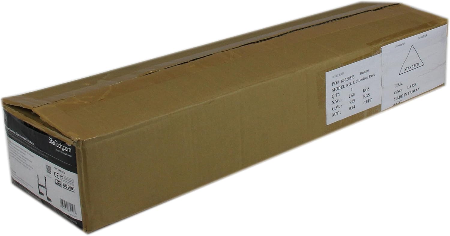 Startech.com Mini Rack 19" Aperto 12U da Tavolo - immagine 4