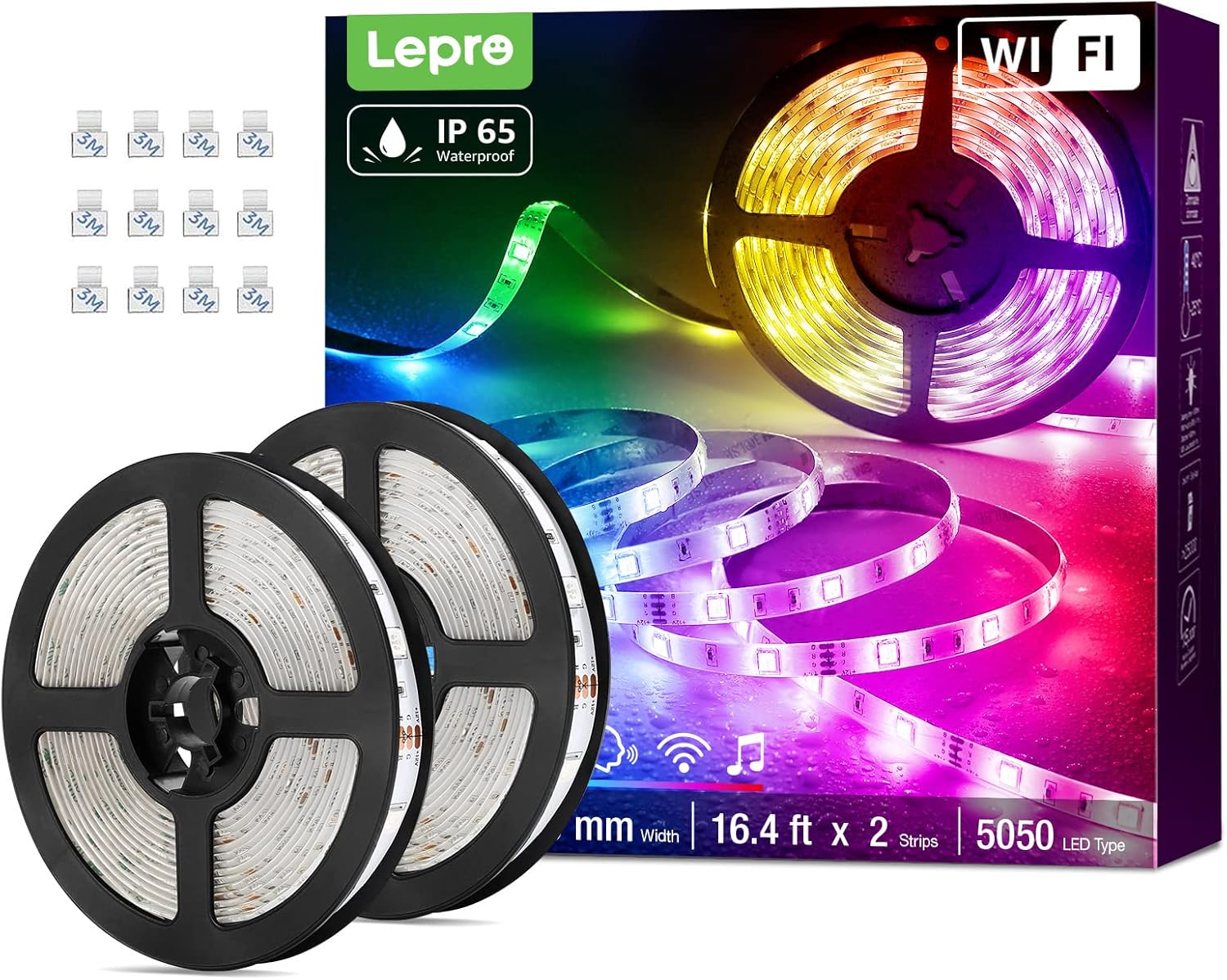 Lepro Striscia LED RGB Smart Impermeabile 10M - immagine 1