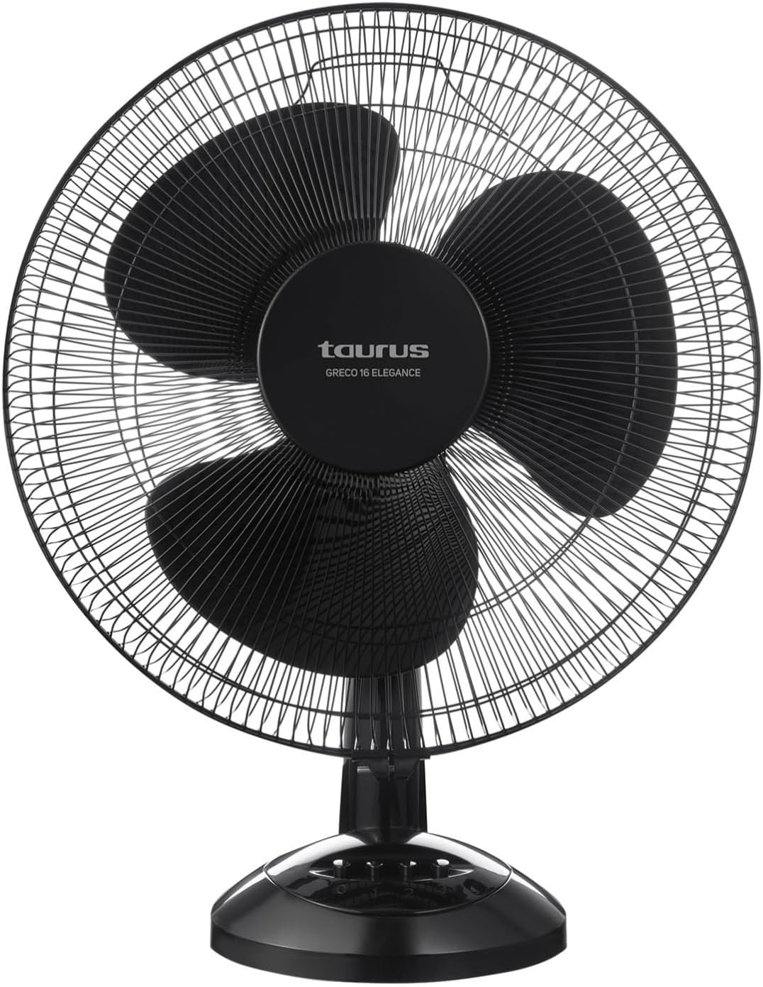 Taurus Ventilatore da Tavolo Greco 16 Elegance 45W, Nero - immagine 1