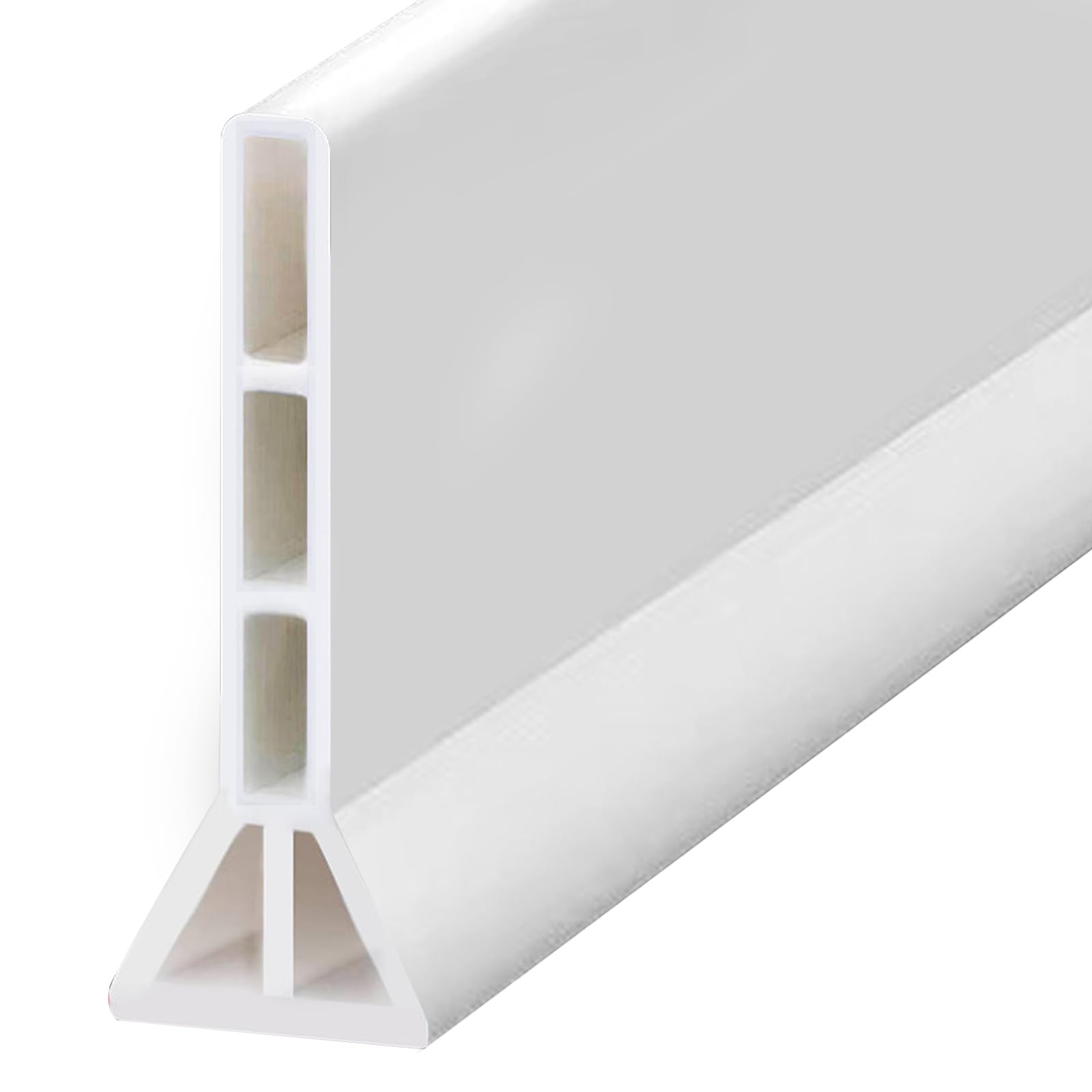 Guarnizione Doccia Autoadesiva in TPE 2m, Bianca