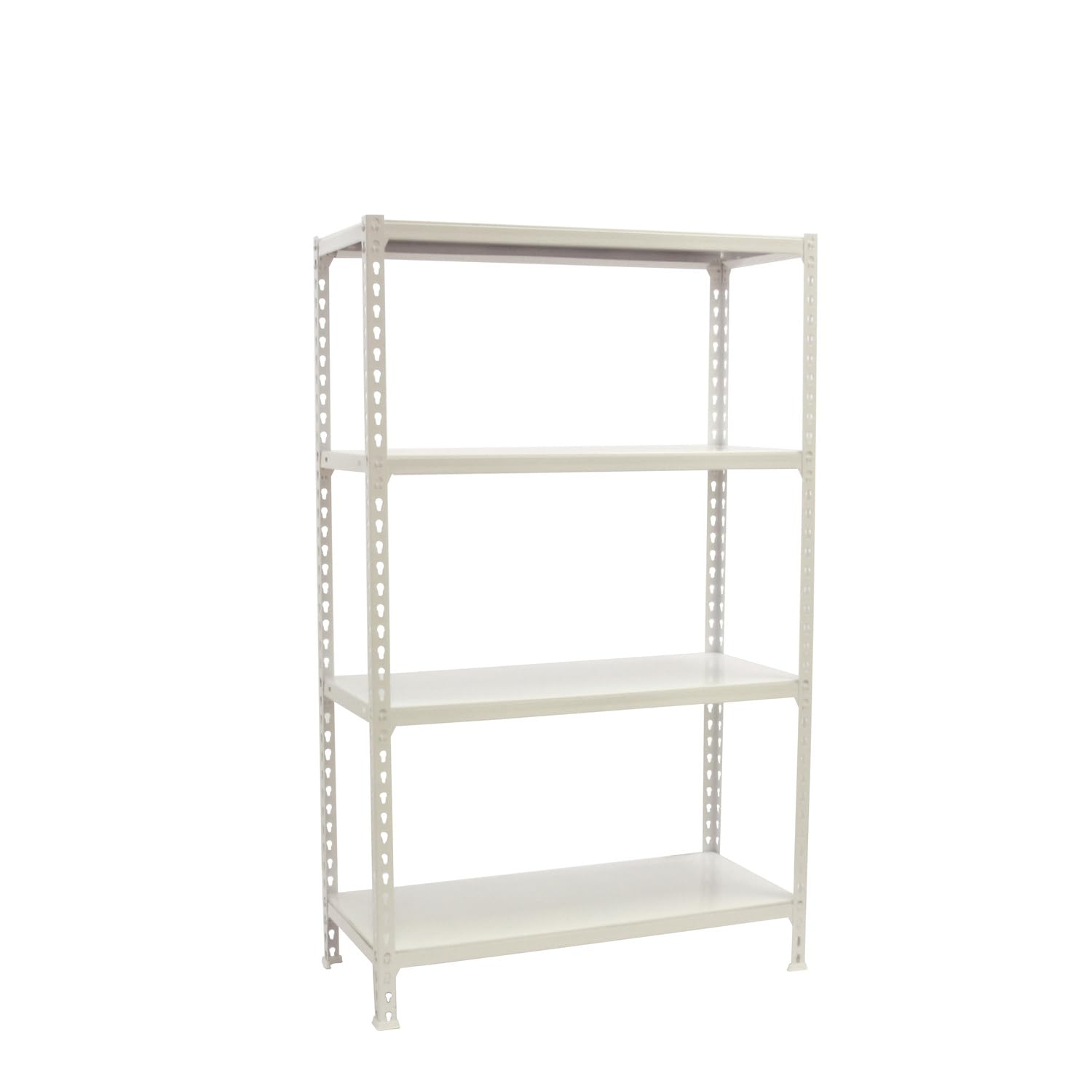 Simon Rack Scaffale Metallo Garage 4 Ripiani, Bianco