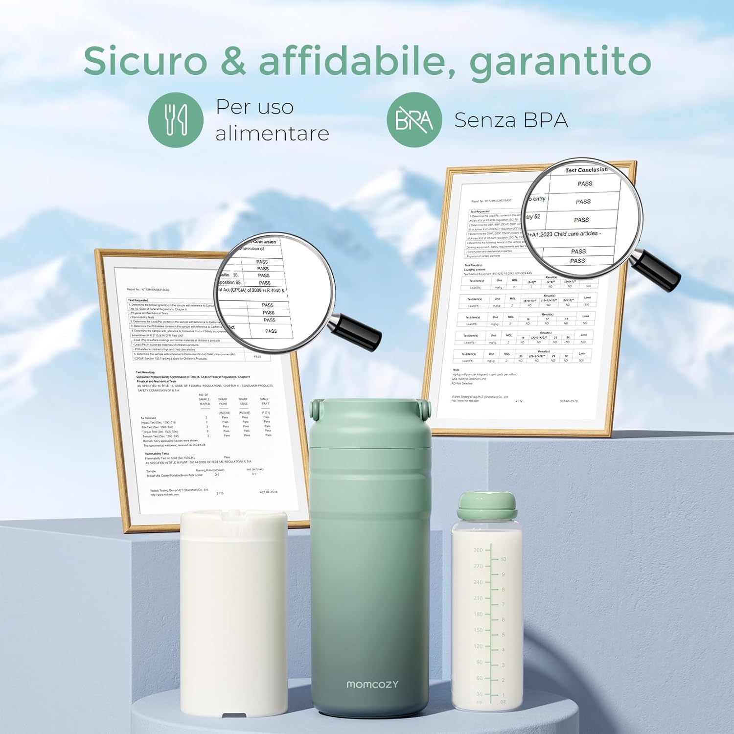 Momcozy Refrigeratore Portatile per Latte Materno - immagine 7