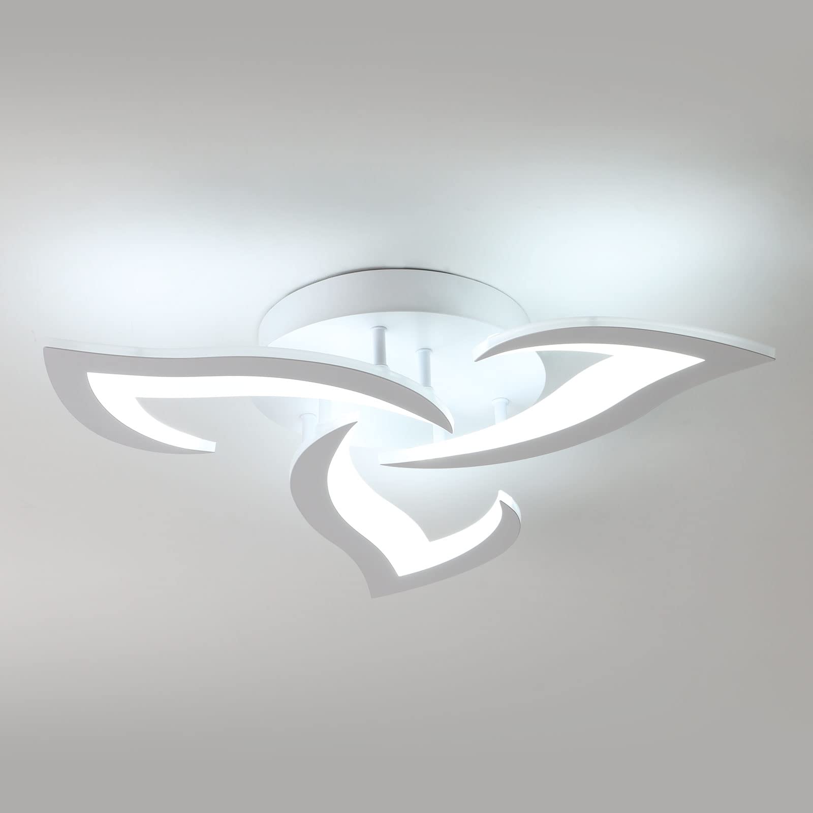 Plafoniera Led Moderna 36W a Forma di Petalo