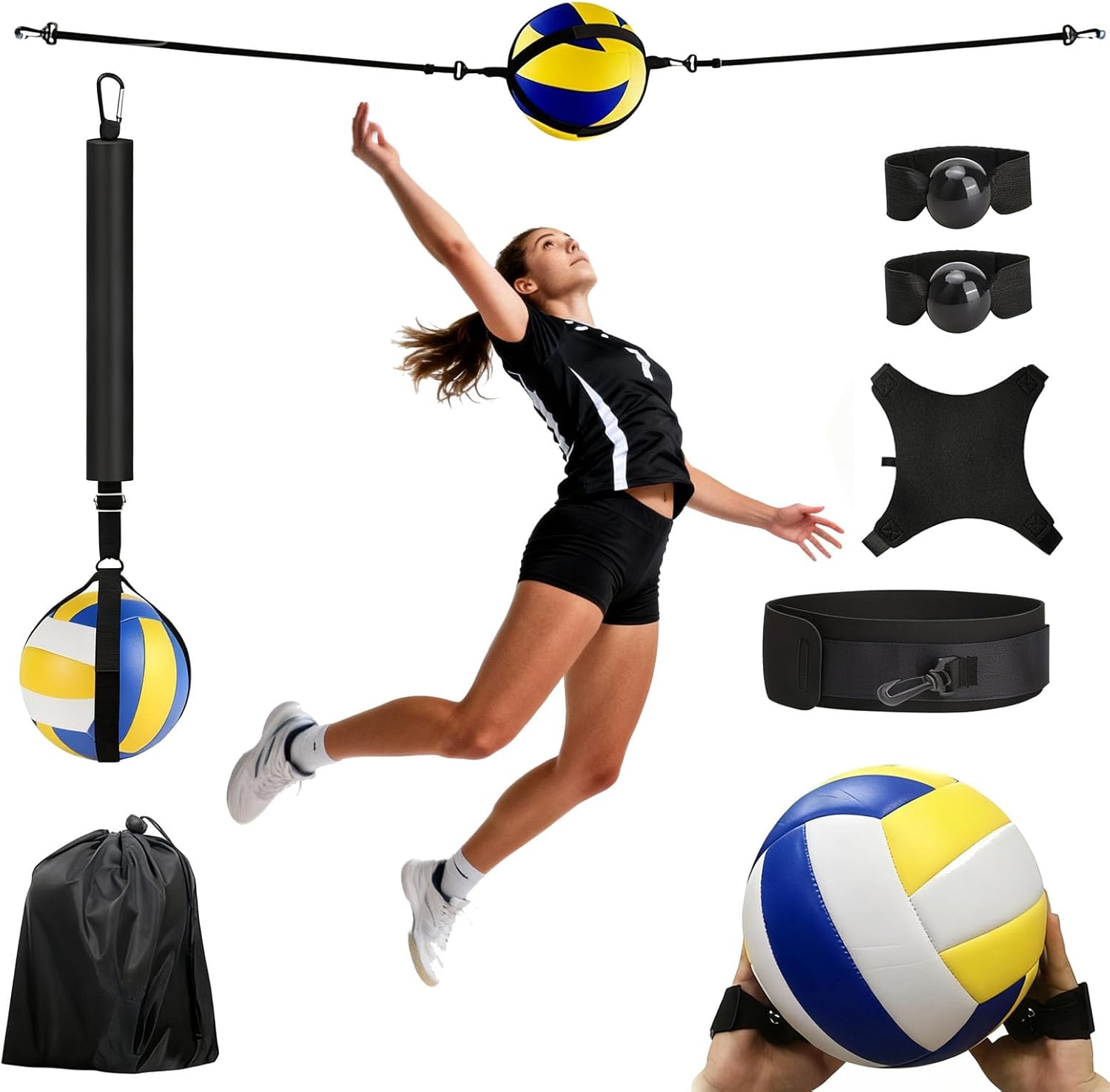 Set da Allenamento per Pallavolo - Rimbalzo e Servizi - immagine 1
