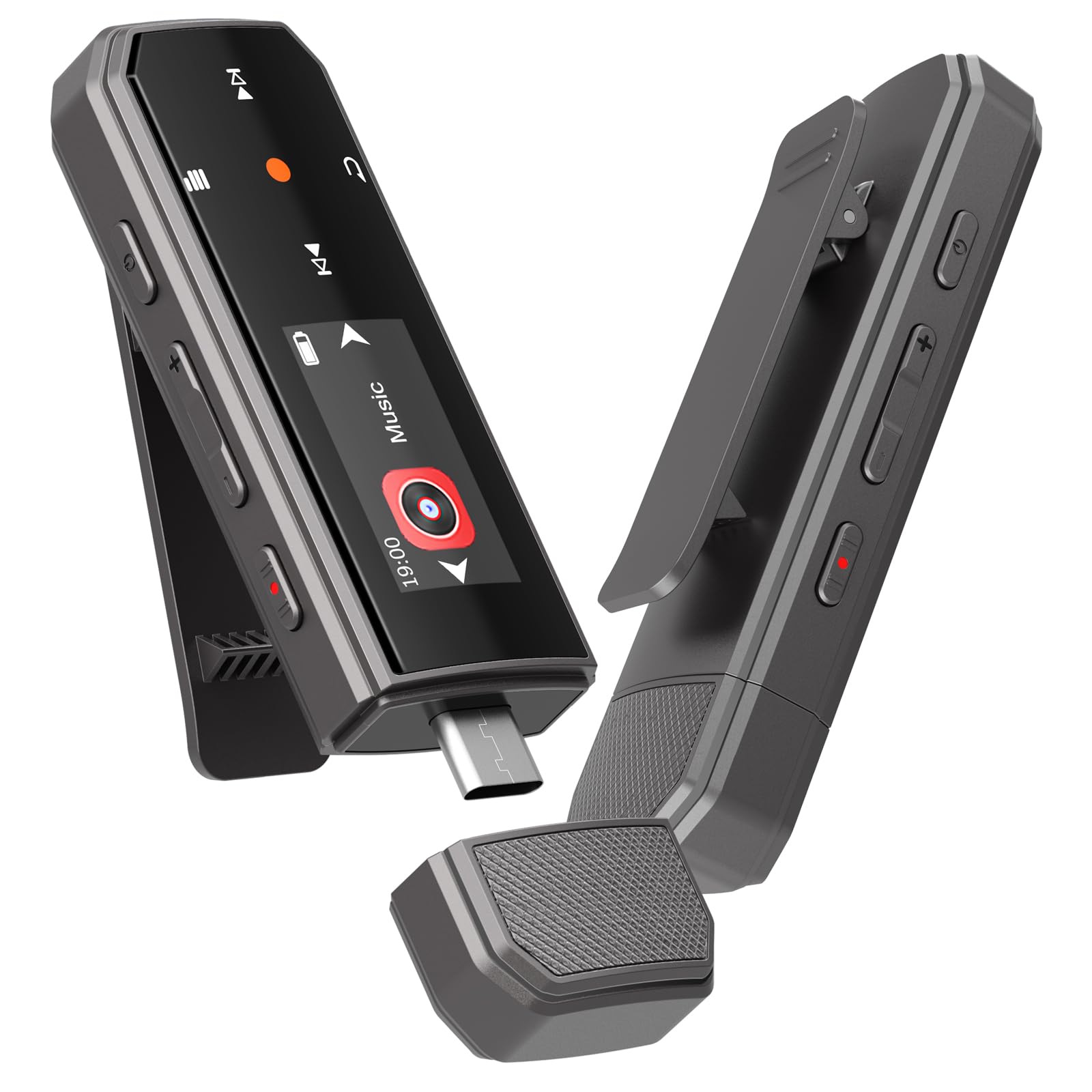 Lettore MP3 Bluetooth 5.3 64GB USB Type-C Sport Clip
