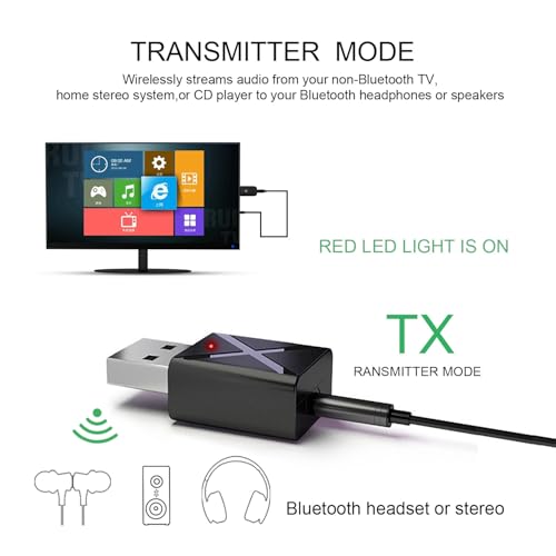 USB Ricevitore/Trasmettitore Bluetooth 5.0 - immagine 6