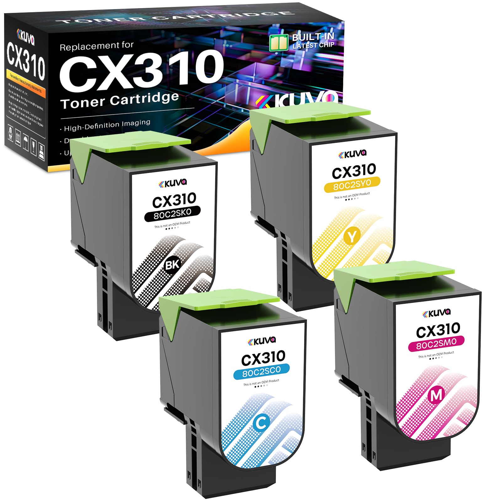 CX310 Cartuccia Toner Compatibile Lexmark (4 Pack)