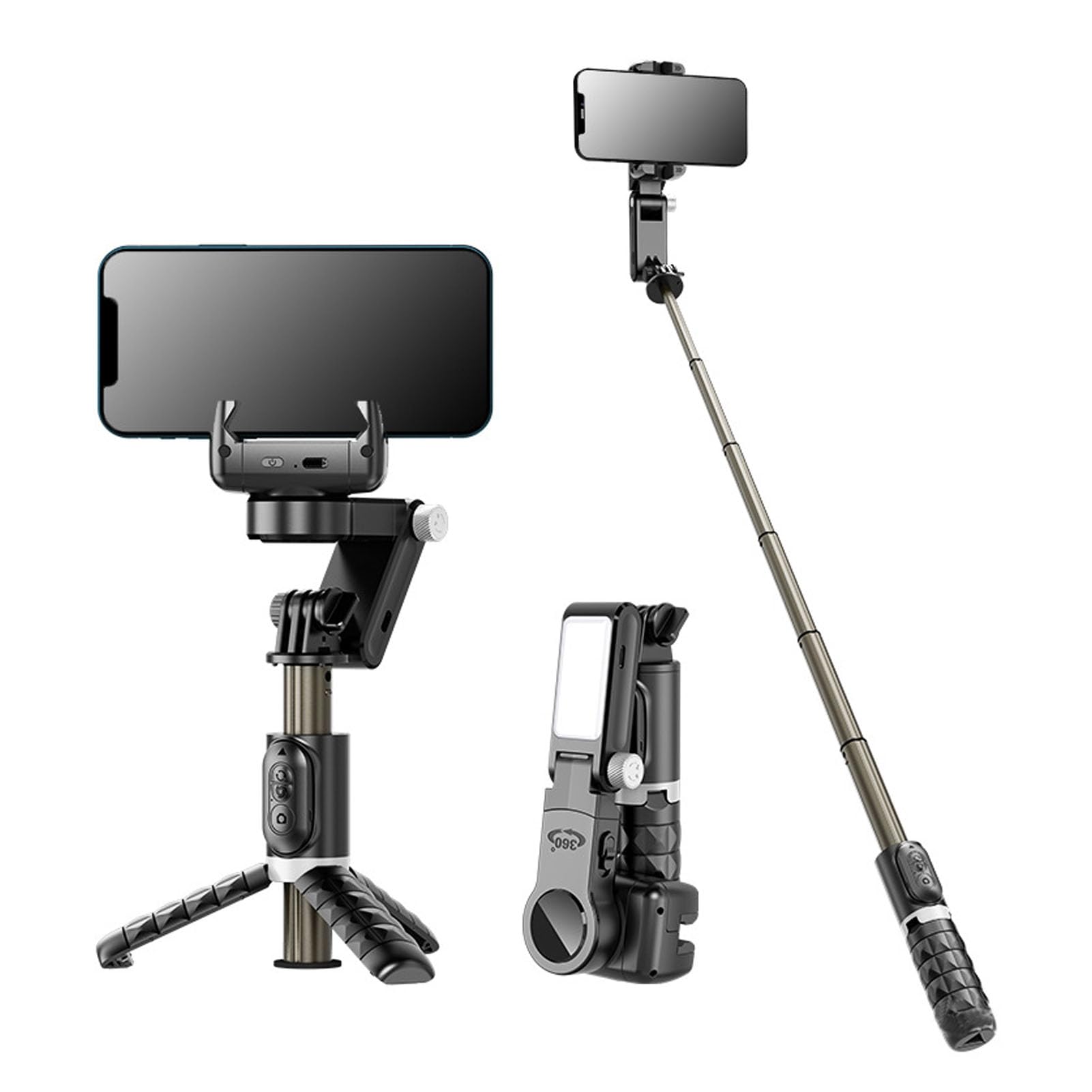 Stabilizzatore Gimbal Q18 per Smartphone con Treppiede