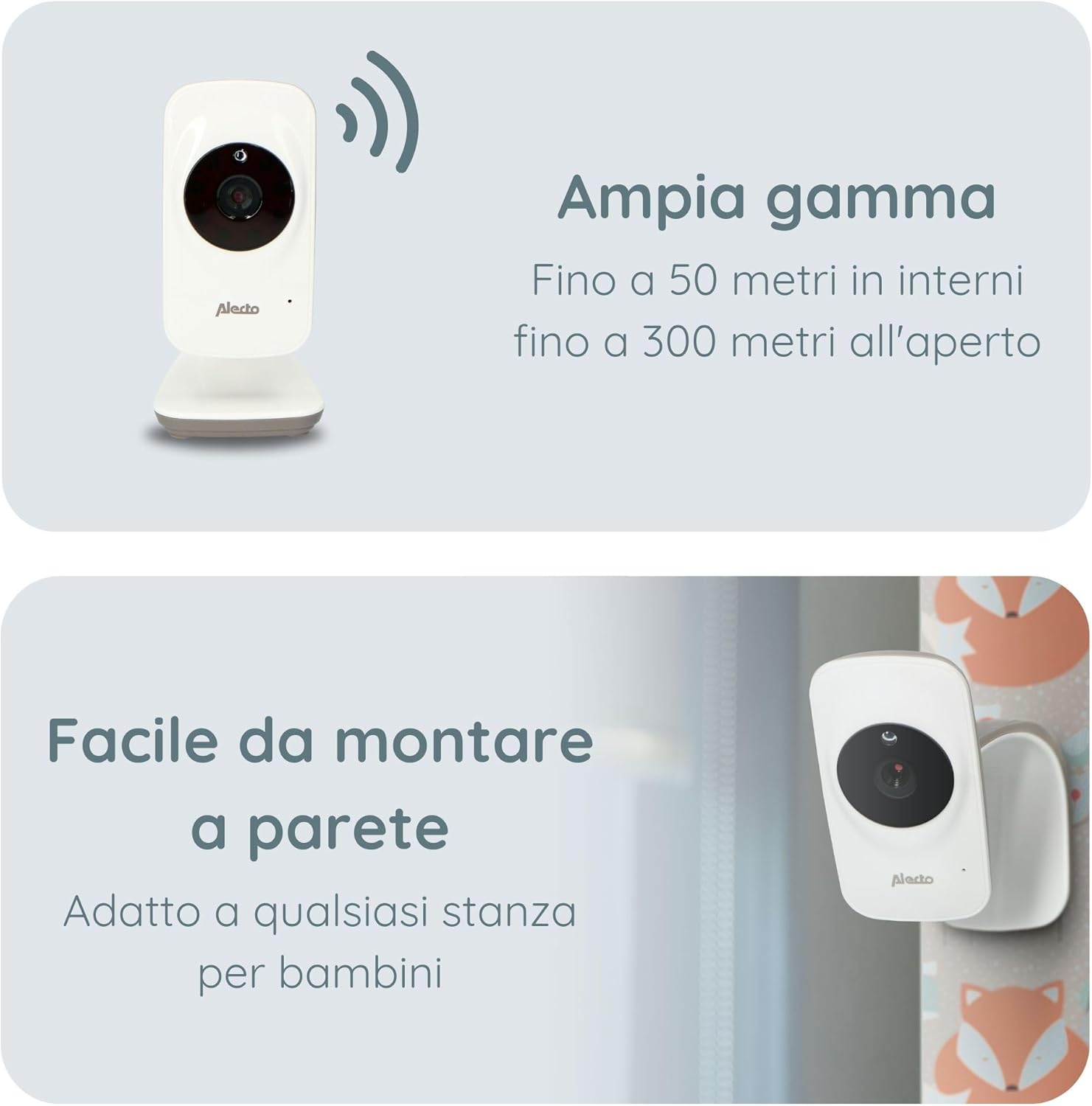Alecto DVM-71 Video Baby Monitor 2.4'' - immagine 2
