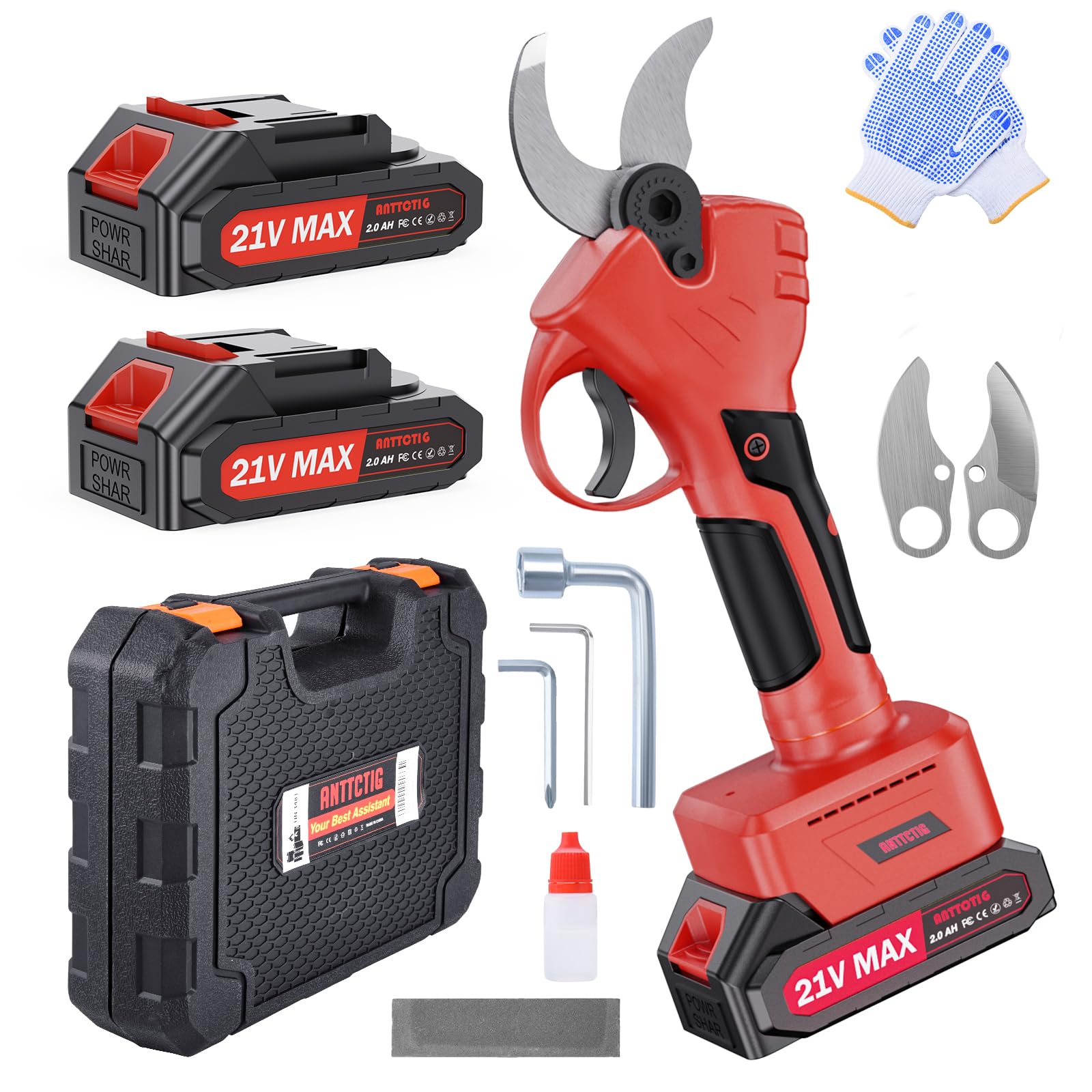 Xiazir Forbici Potatura a Batteria 40mm