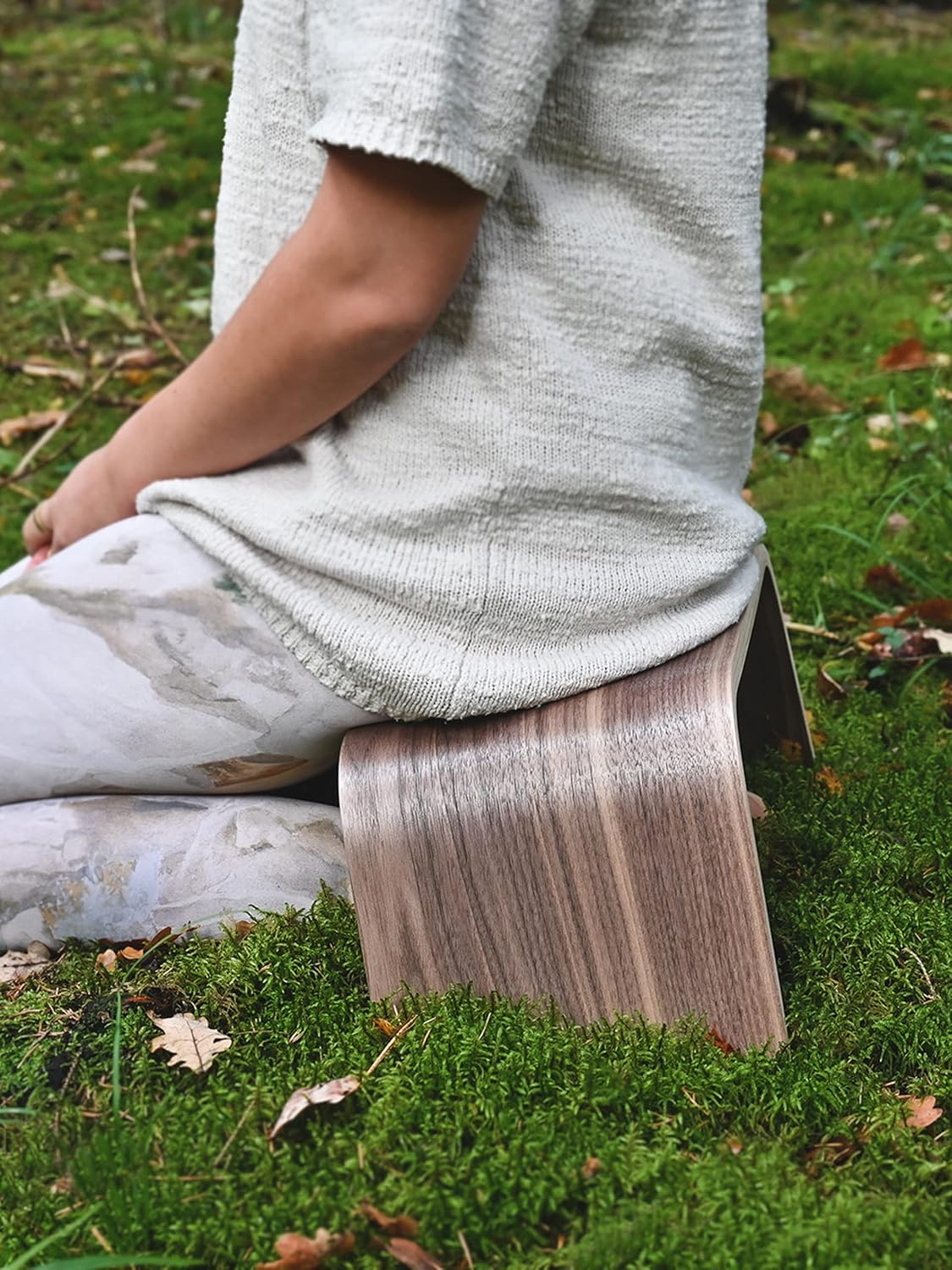 Panchina in Legno Resistente per Meditazione - immagine 6