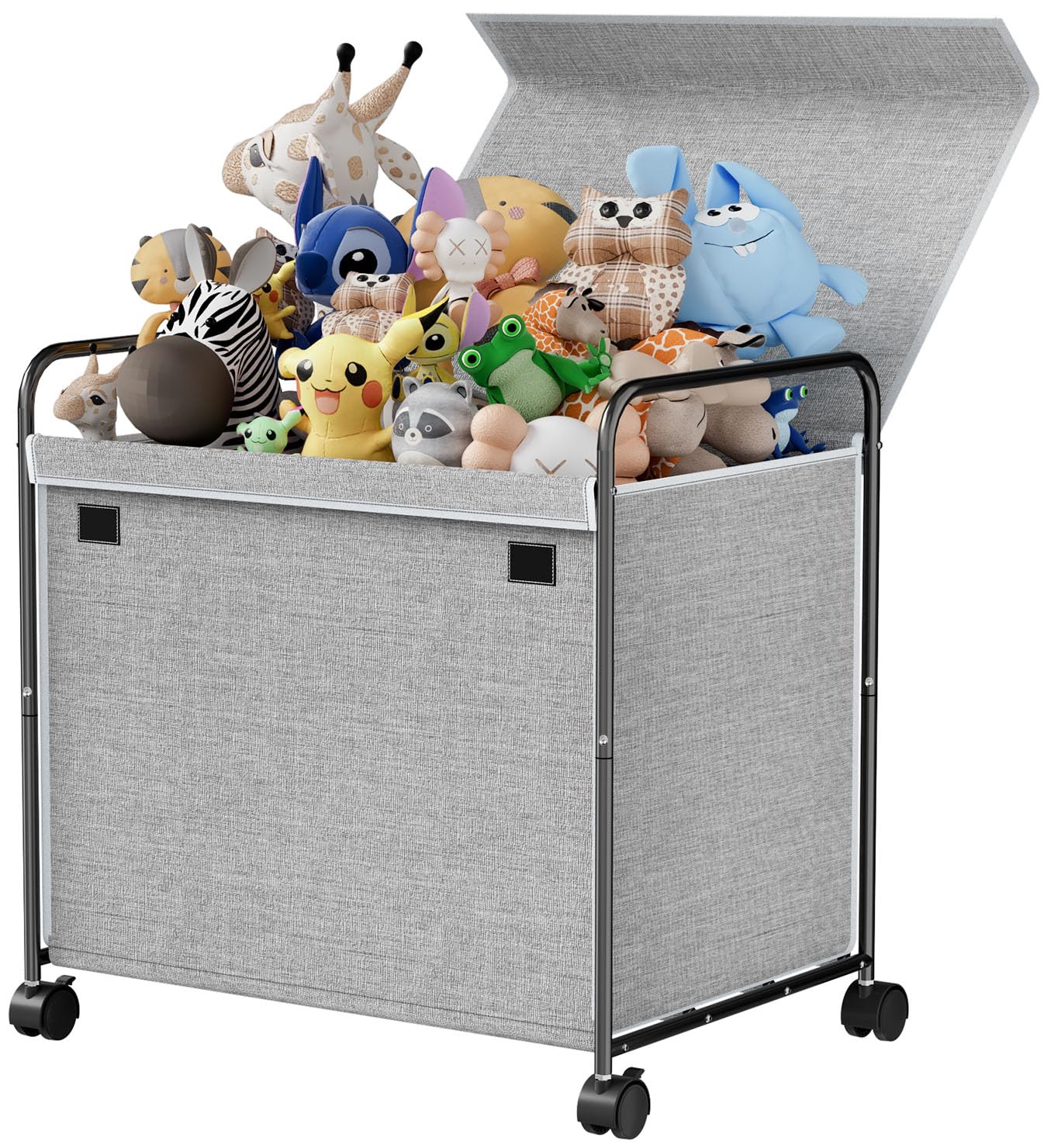 Xtsuen Scatola Portaoggetti per Giocattoli con Ruote