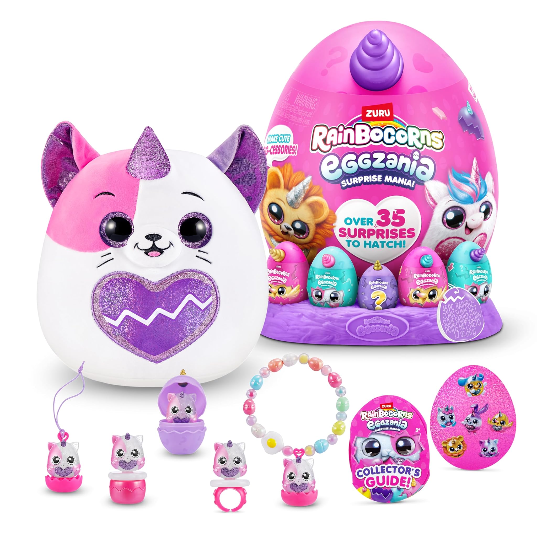 Rainbocorns Eggzania Surprise Mania - Gattino Peluche Trixie