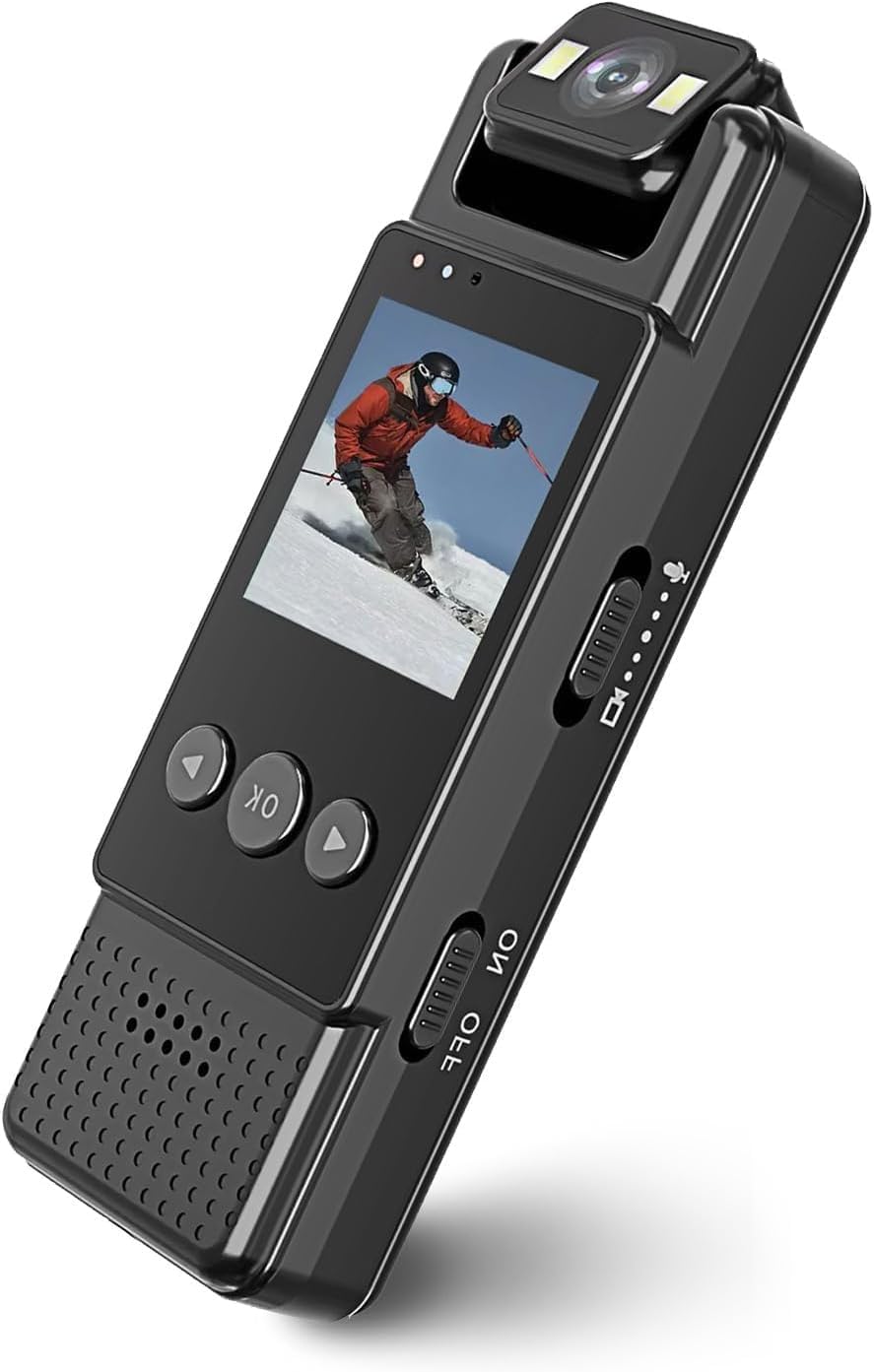 Body Cam 1080P con Audio - Mini Telecamera Portatile - immagine 1