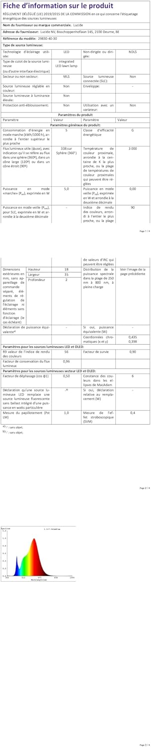 Lucide JEREL - Lampada a Sospensione LED Ø 40 cm, Nero - immagine 9