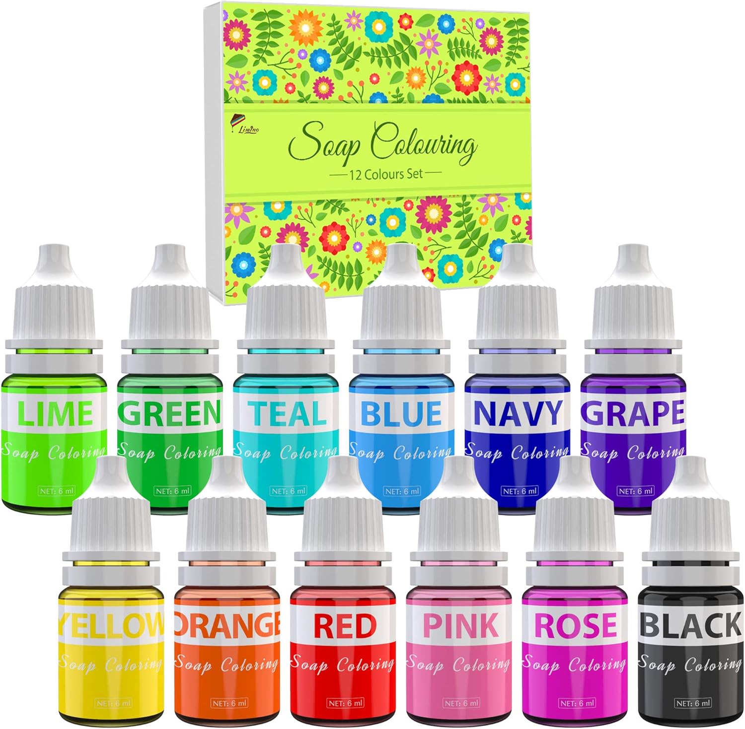 Coloranti per Saponi (12 Colori Concentrati) - immagine 1