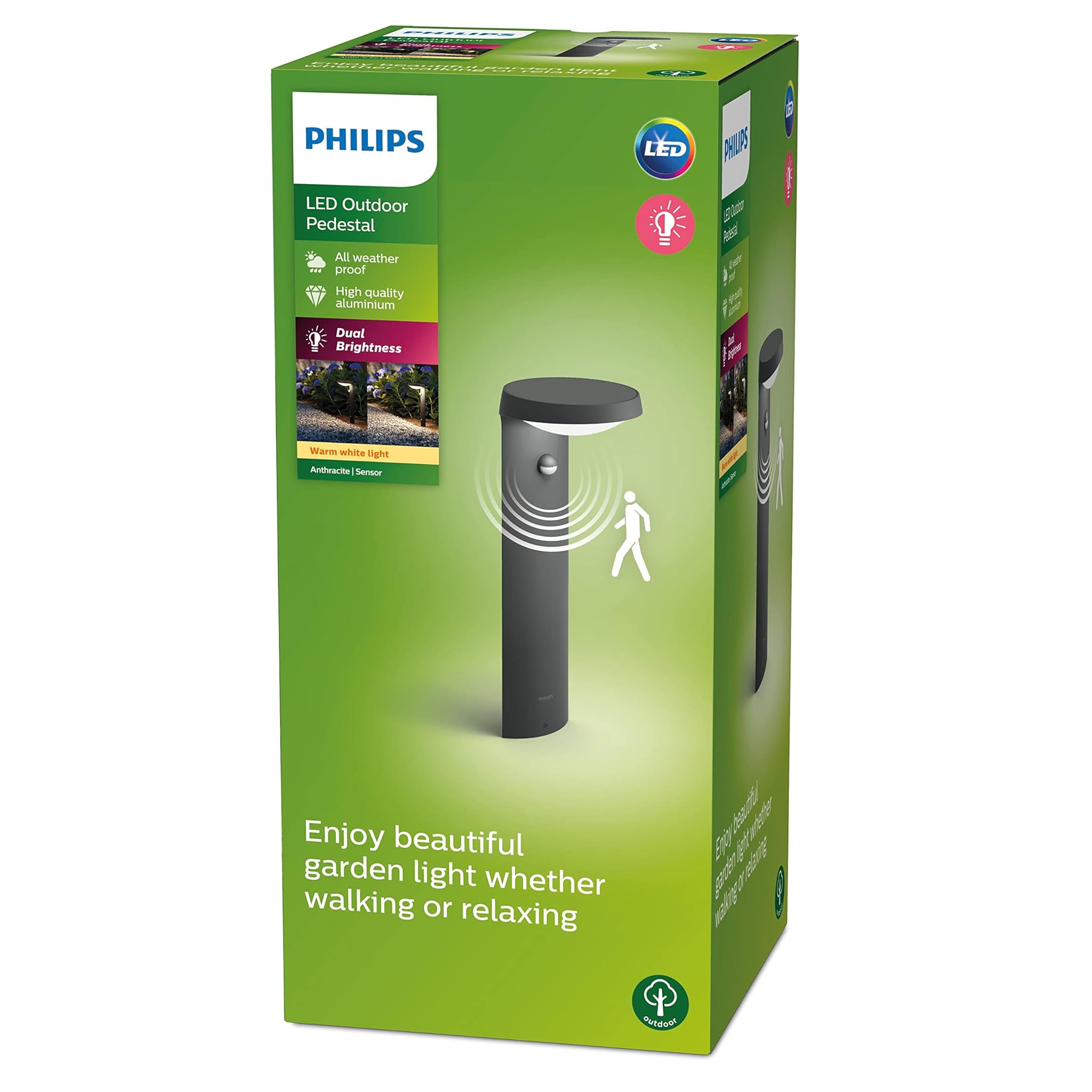 Philips LED Tyla - Paletto Alto da Esterni 9W