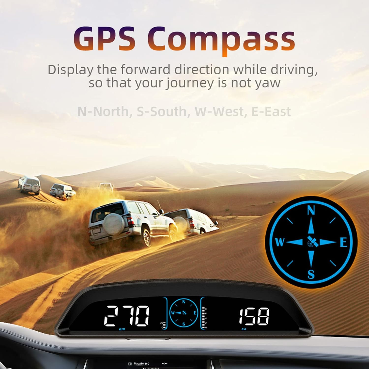 Fydun Display HUD per Auto con 2 Allarmi di Sicurezza - immagine 5