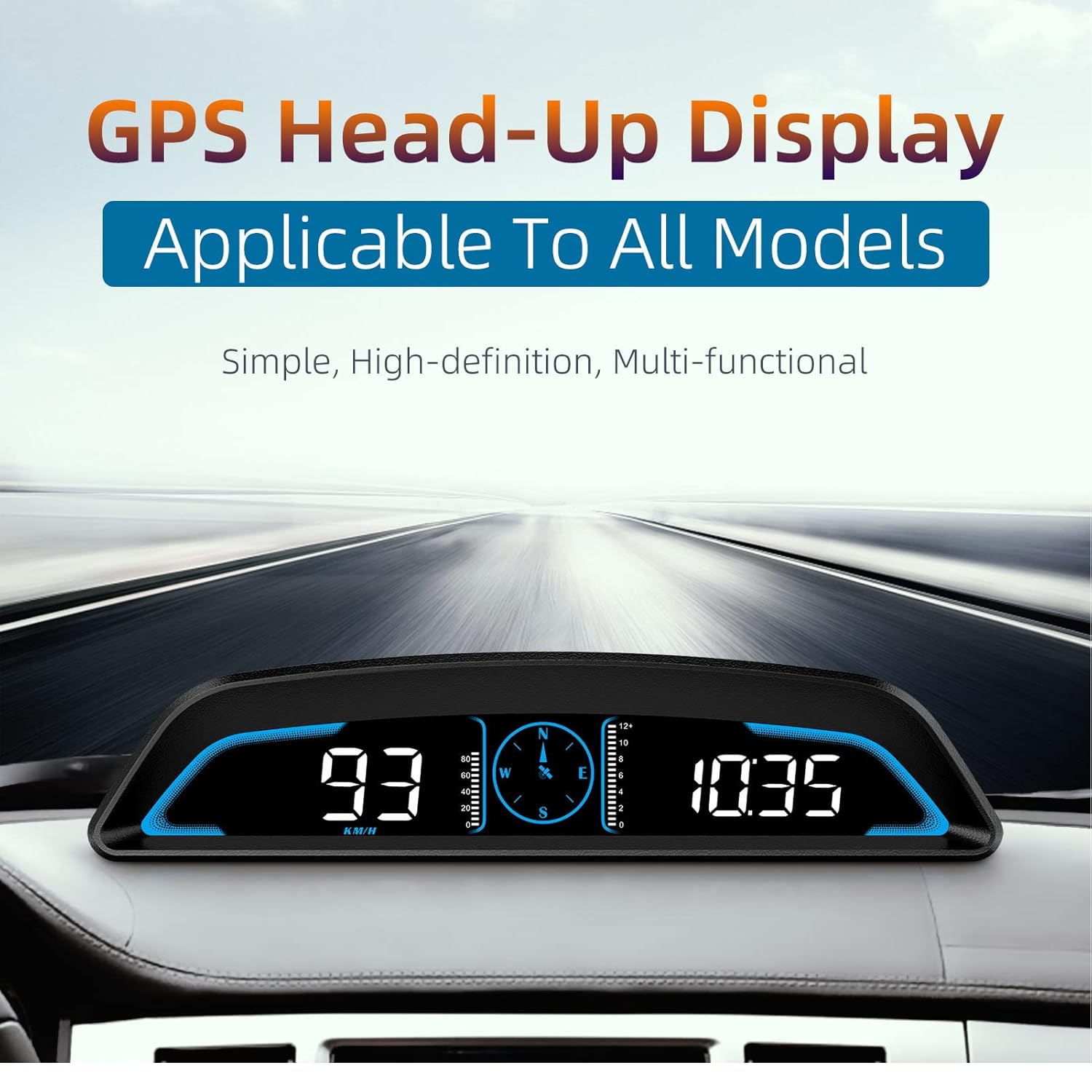 Fydun Display HUD per Auto con 2 Allarmi di Sicurezza - immagine 7