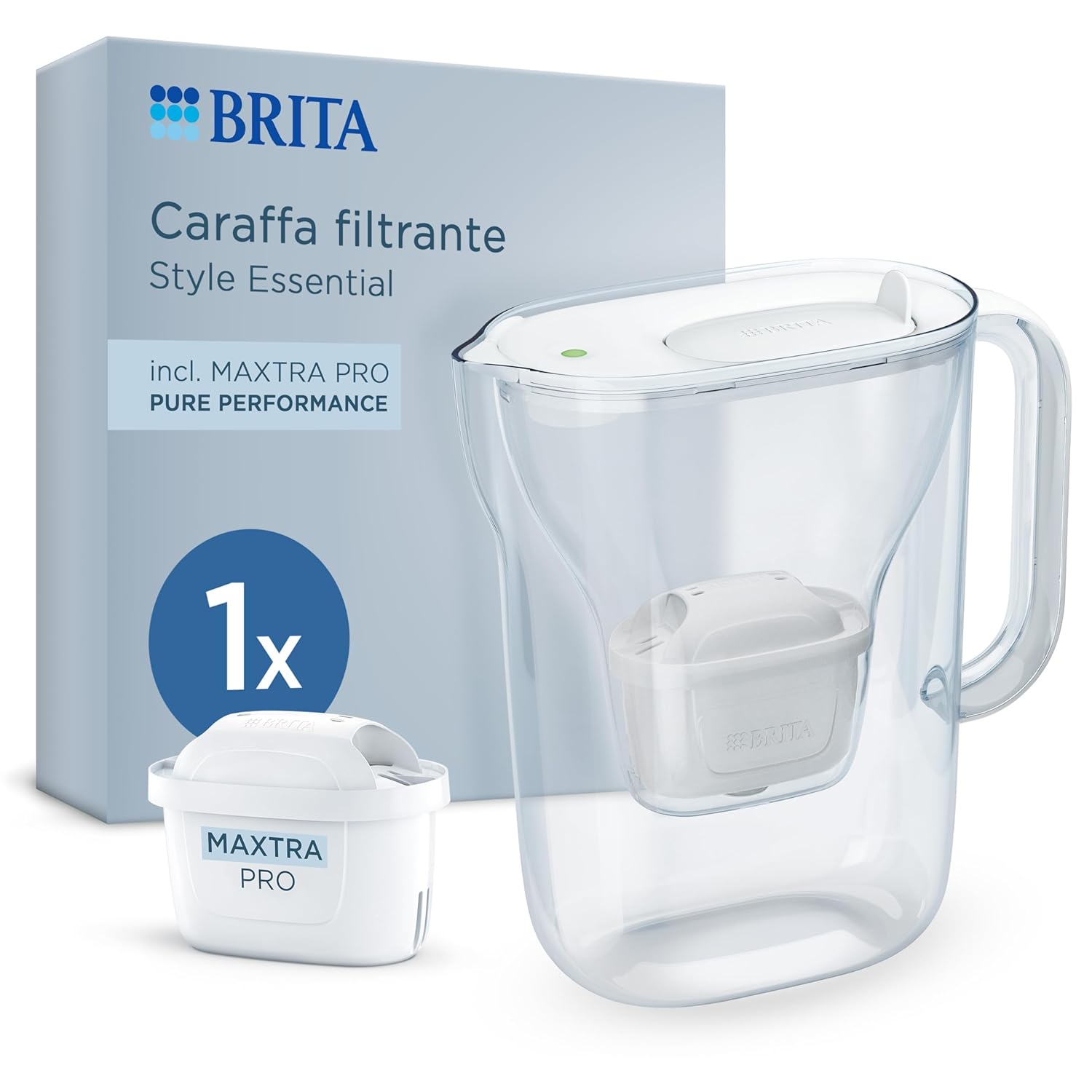 Brita Caraffa Filtrante Style Essential White 2.4L - immagine 1