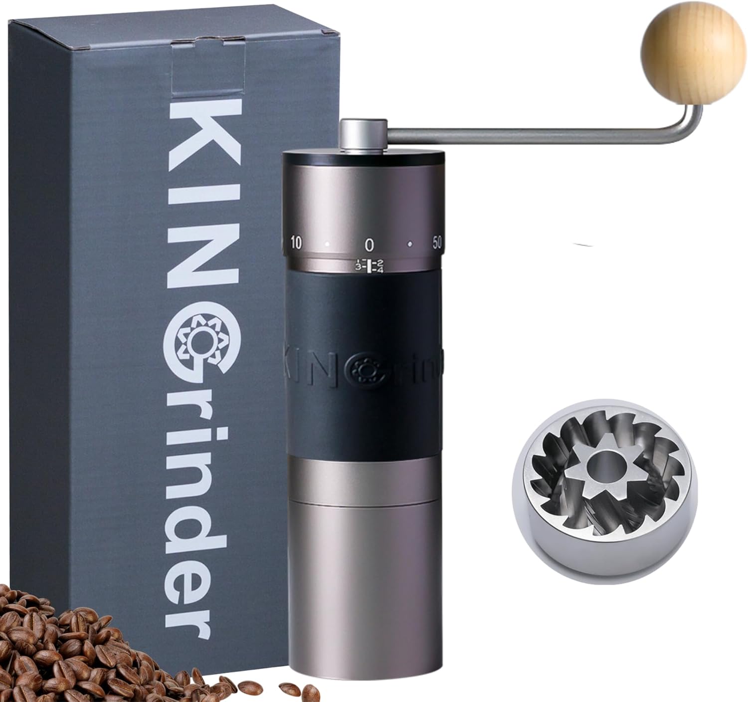 Kingrinder K6 - Macinacaffè Manuale 35g - immagine 1