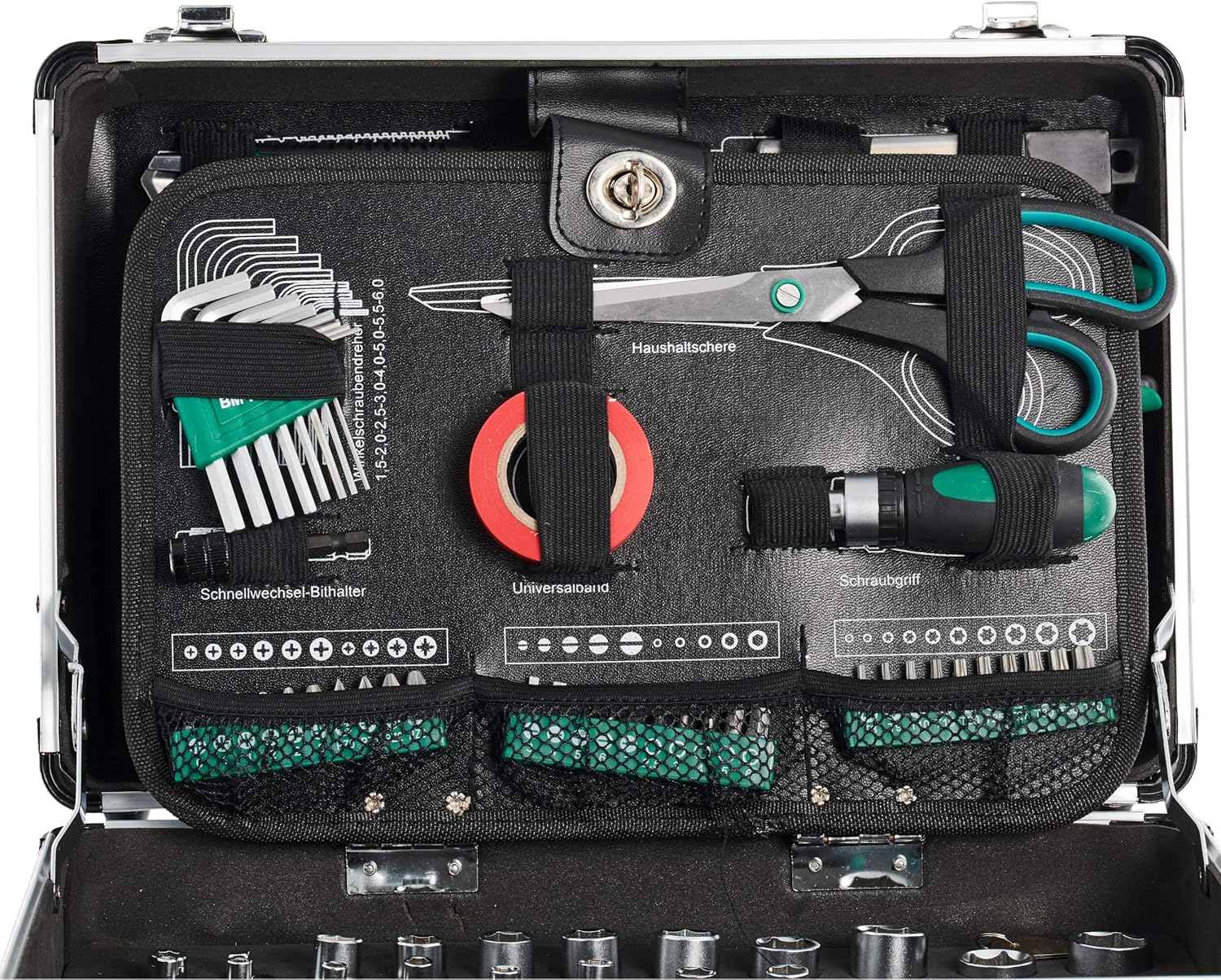 Brüder Mannesmann Tools Set Tool Box, 1 Piece, M29067 - immagine 8