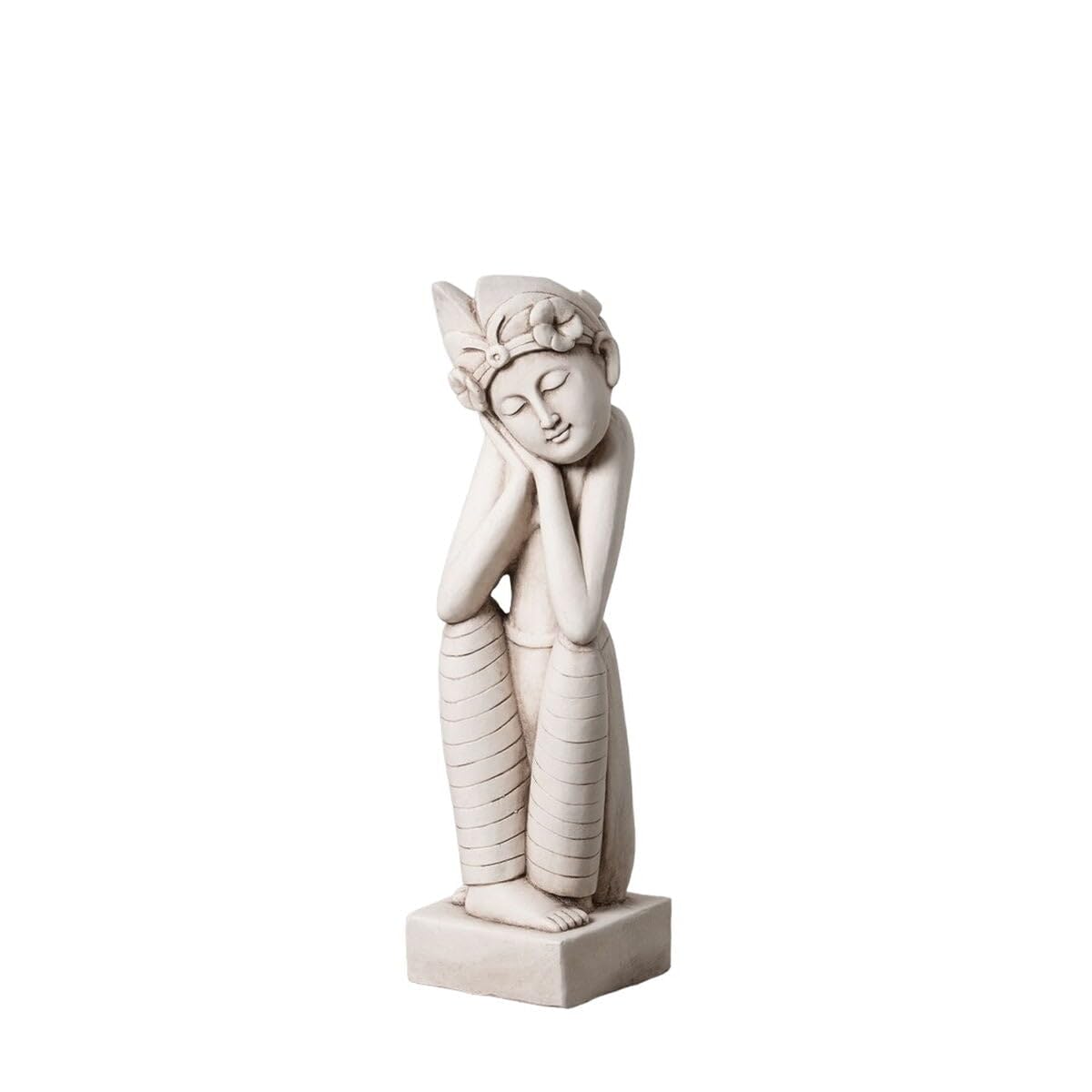 BigBuy Home Scultura etnica 21 x 20 x 75 cm