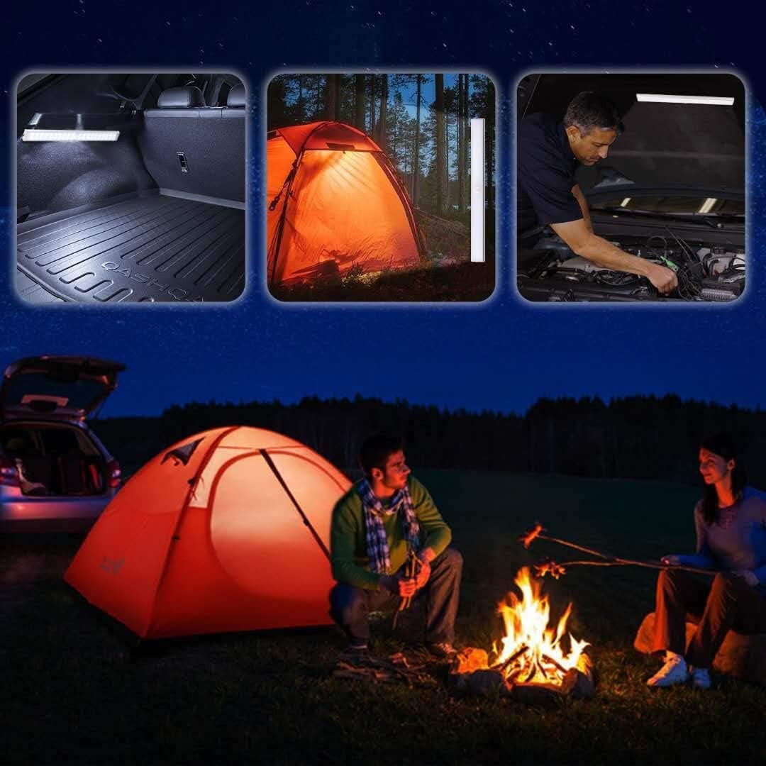 luci led cucina, 28 LED Luce per Armadio strisce led USB Sensore Di Movimento Per Interni, Ricaricabile Sotto Il Gabinetto Cucina Armadio Leggero Stick Luce Notturna Bar,Scale, Corridoio Confezion - immagine 5