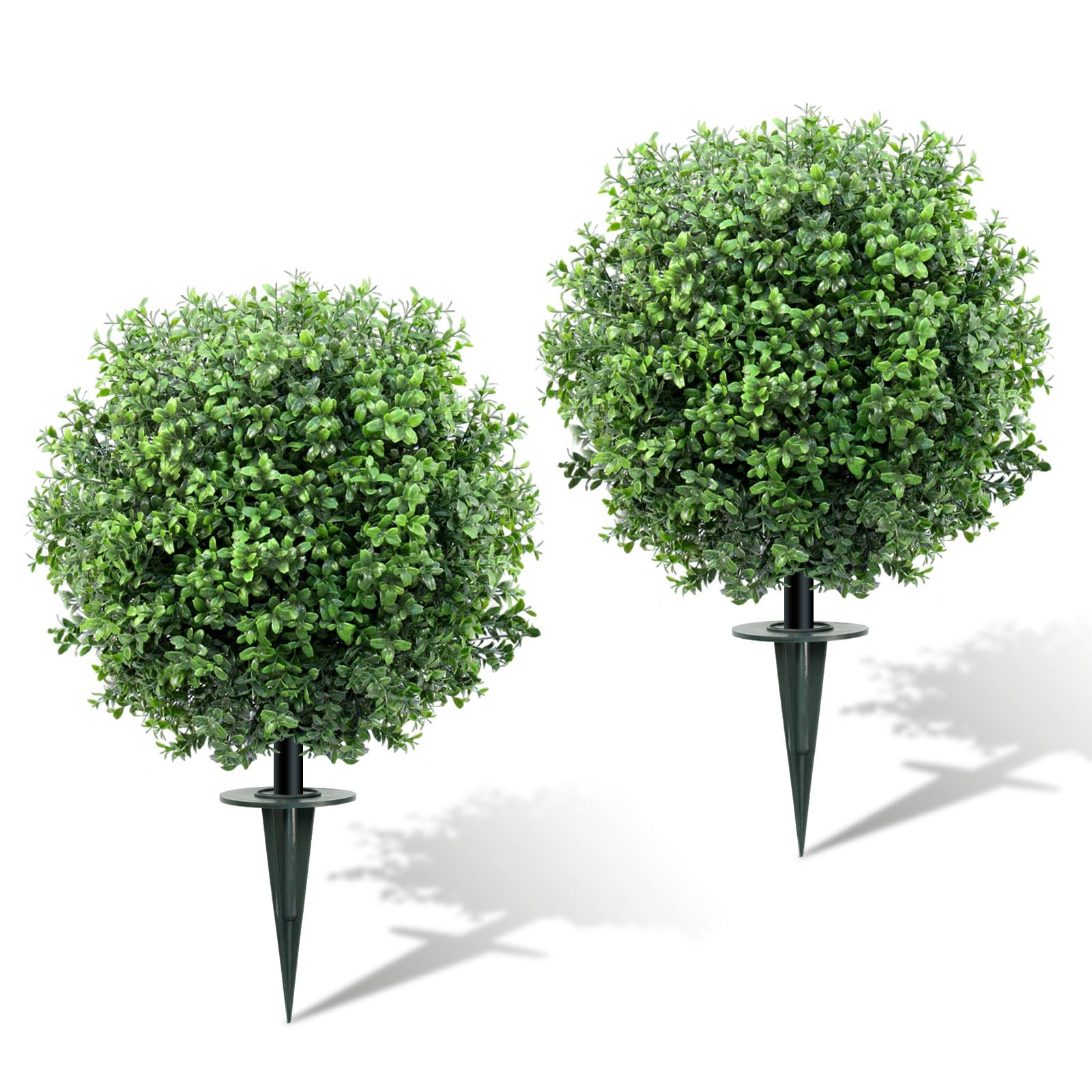 2 Cespugli Artificiali in Bosso Realistici