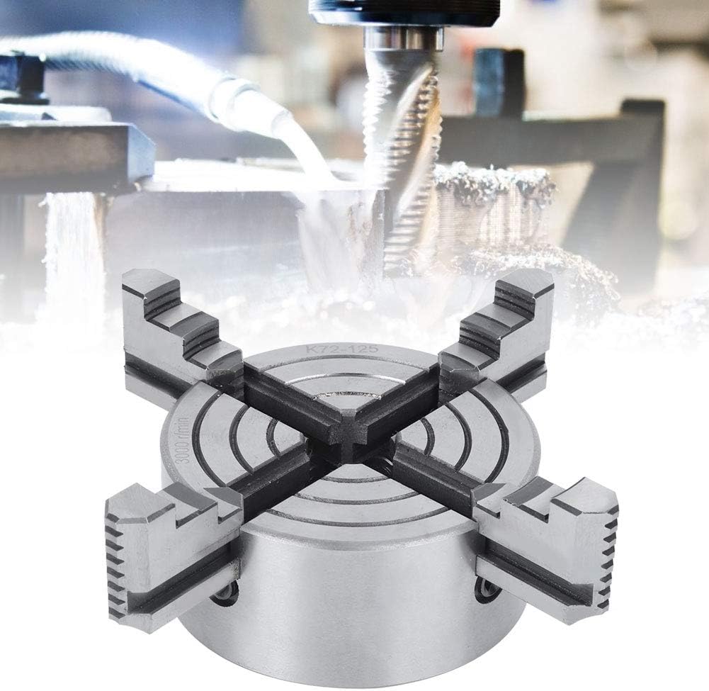 Ejoyous Mandrino a 4 Griffe per Tornio 125mm - immagine 3