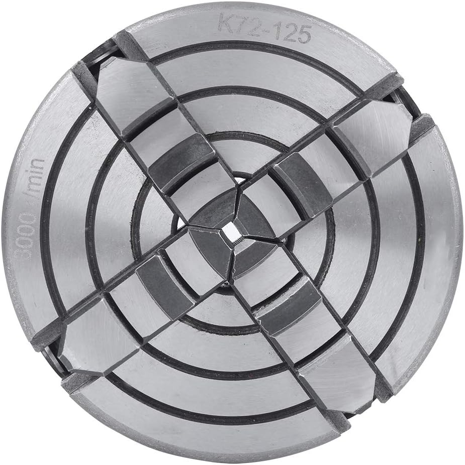 Ejoyous Mandrino a 4 Griffe per Tornio 125mm - immagine 4