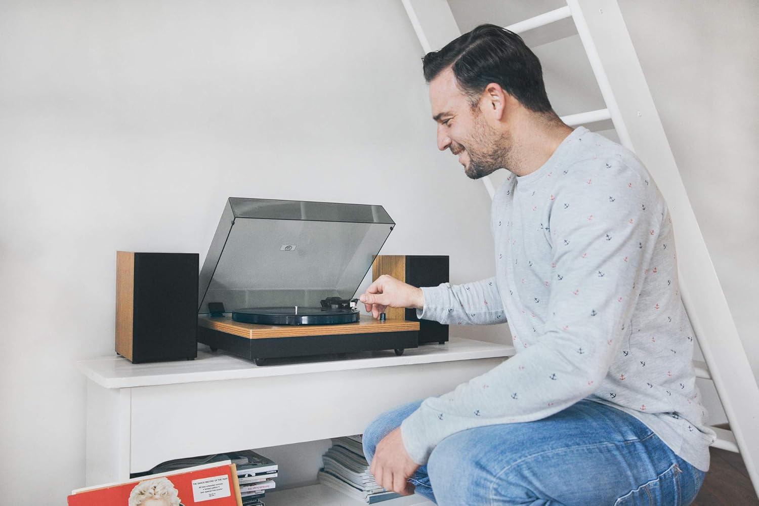 Lenco LS-300 - Giradischi Hi-Fi con Bluetooth, Nero - immagine 2