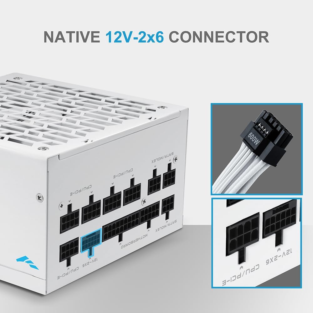 Sama G1000 Alimentatore 1000W Full Modulare Bianco - immagine 9