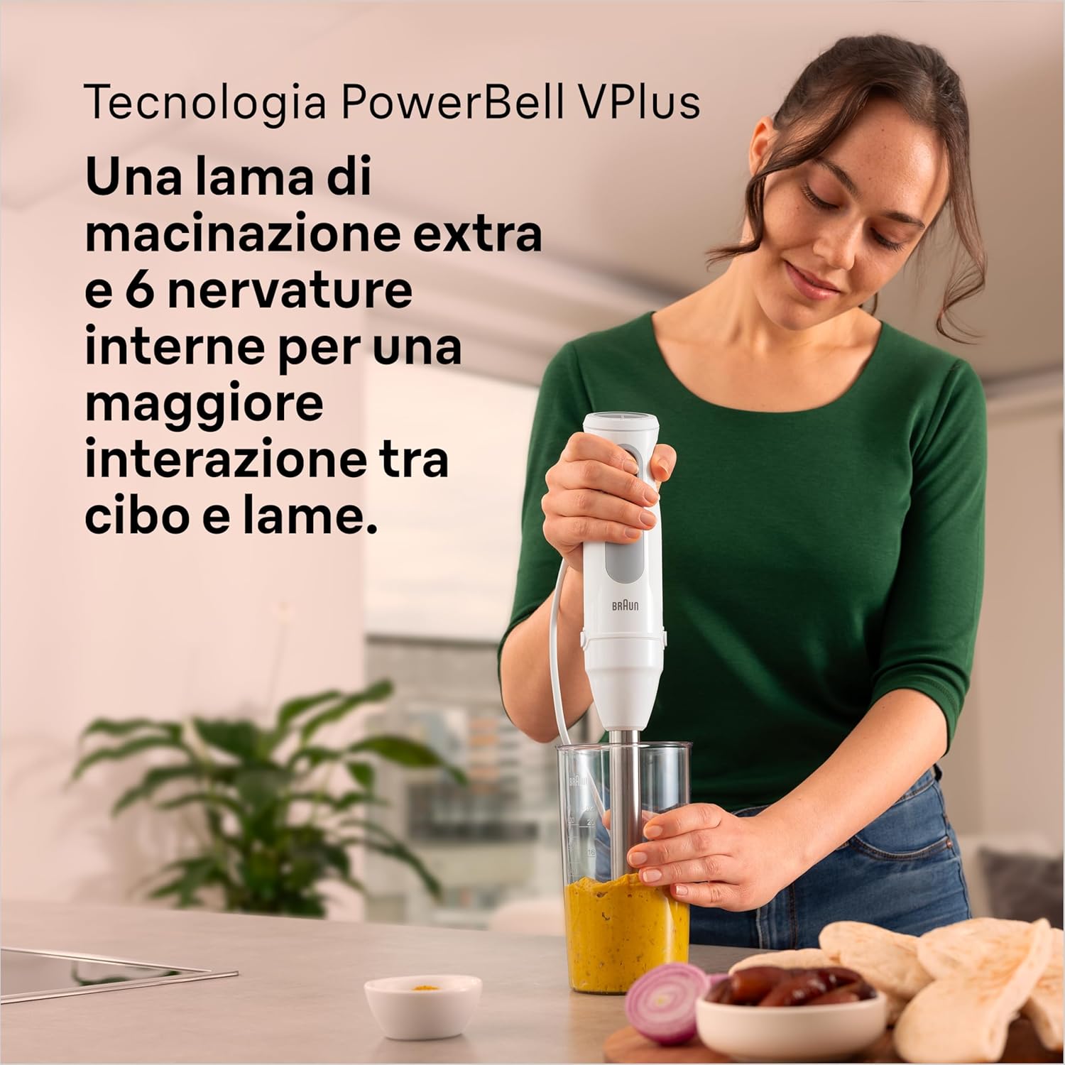 Braun MultiQuick 5 MQ50.201M Minipimer 1000W - immagine 4