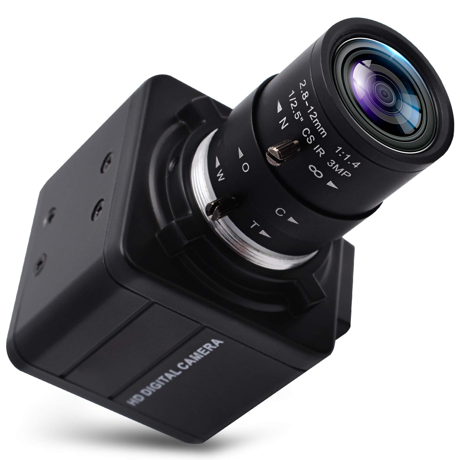 Svpro Webcam 4K Ultra HD USB con Obiettivo Varifocale