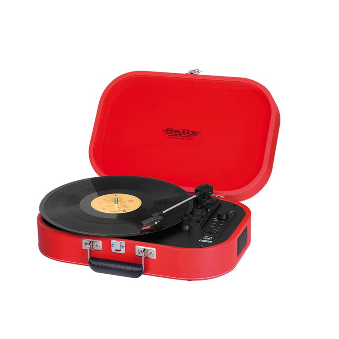 Trevi TT 1020 BT - Giradischi Vinili 33/45/78 giri, Rosso