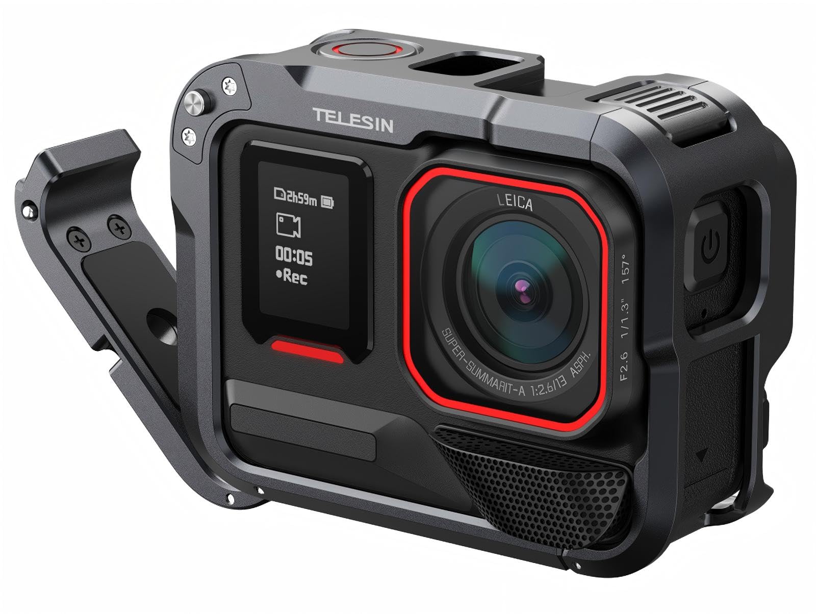 Telesin Custodia Protettiva Alluminio per Insta 360 Ace Pro