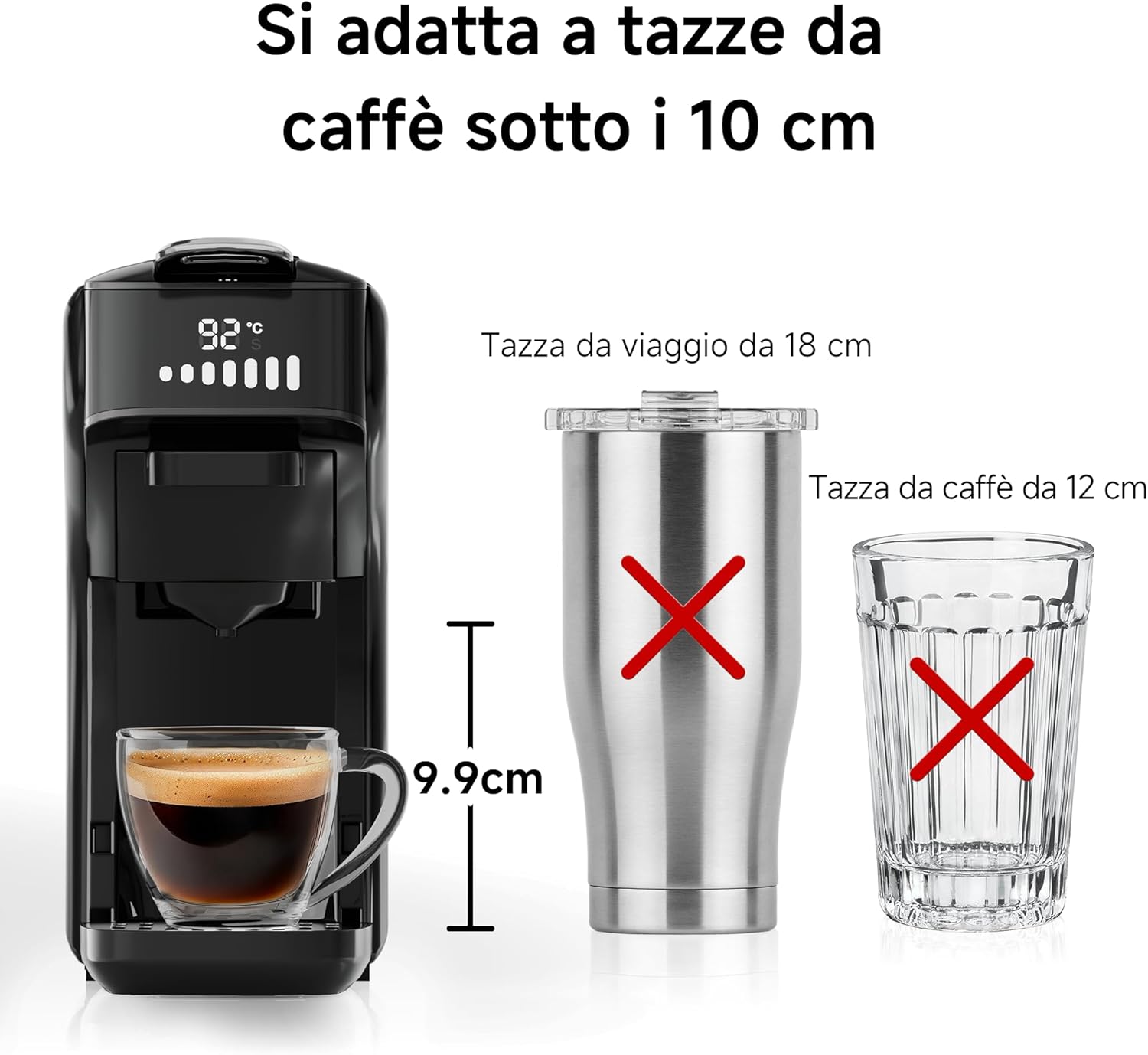 Hibrew H1B – Macchina da Caffè Programmabile 6 in 1 - immagine 6