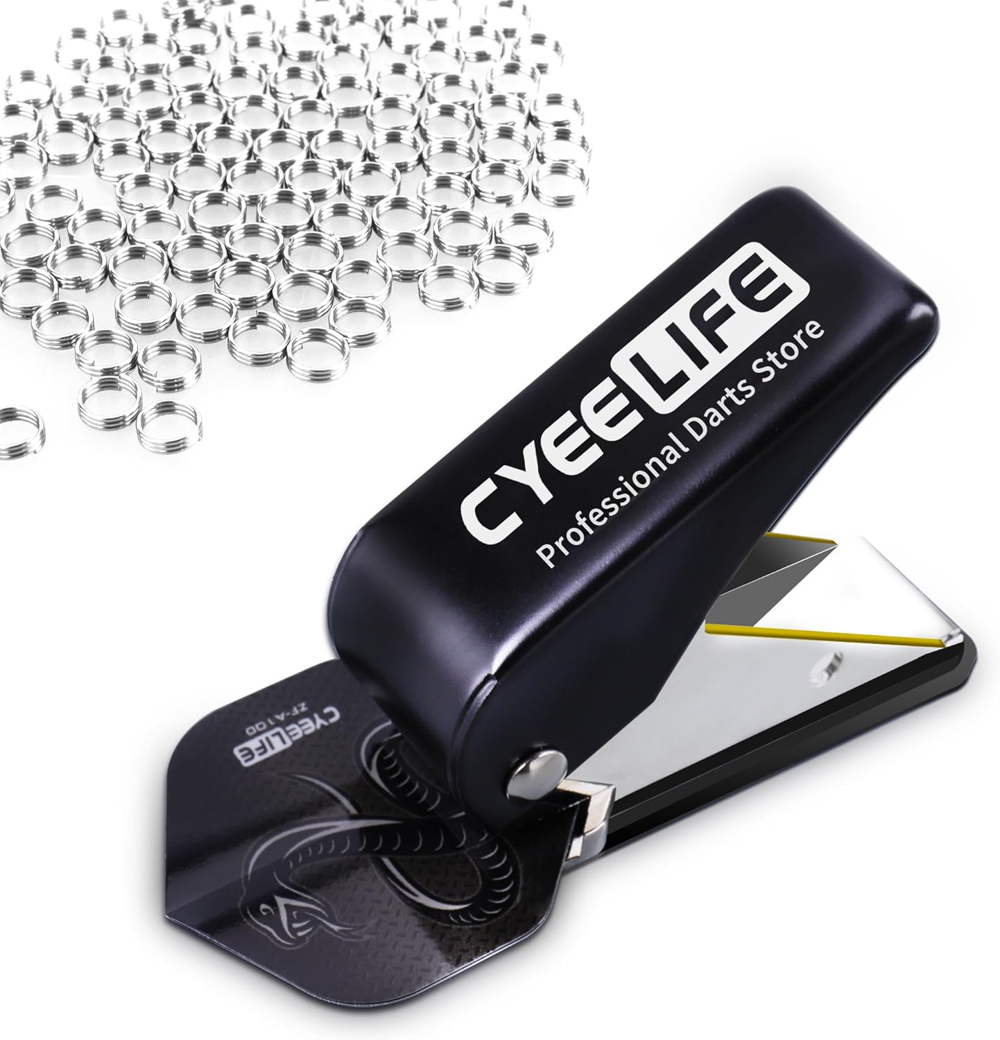 CyeeLife Perforatore per Freccette con 100 Anelli - immagine 1