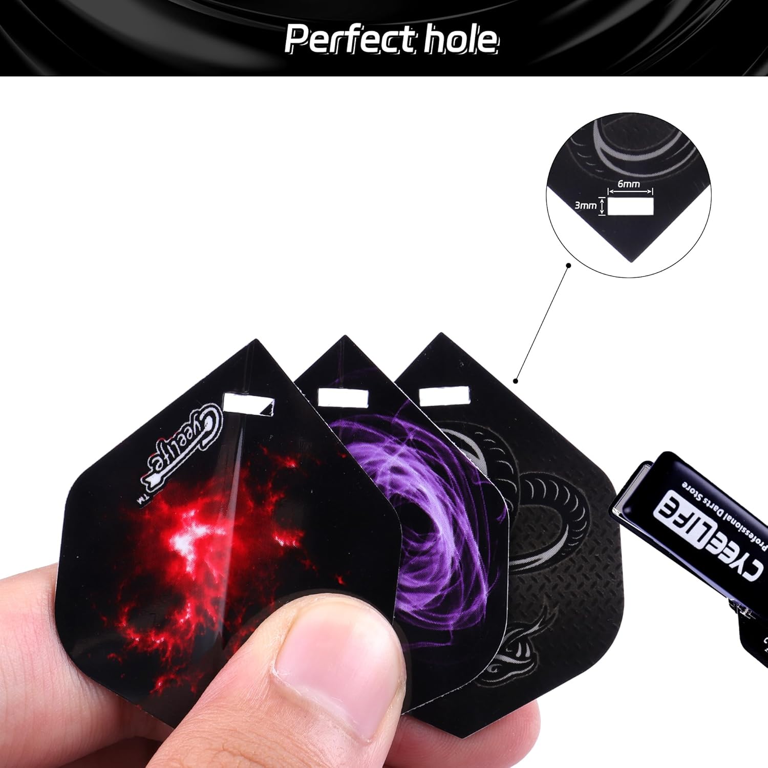 CyeeLife Perforatore per Freccette con 100 Anelli - immagine 4