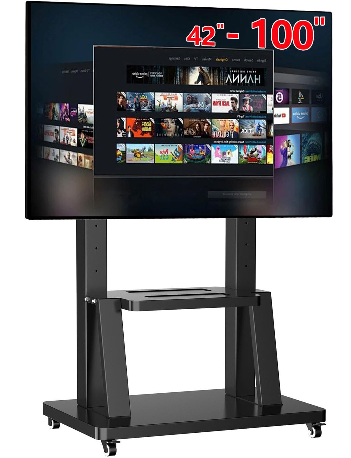 JXMSTWP Supporto TV Mobile per Monitor 32-100 Pollici