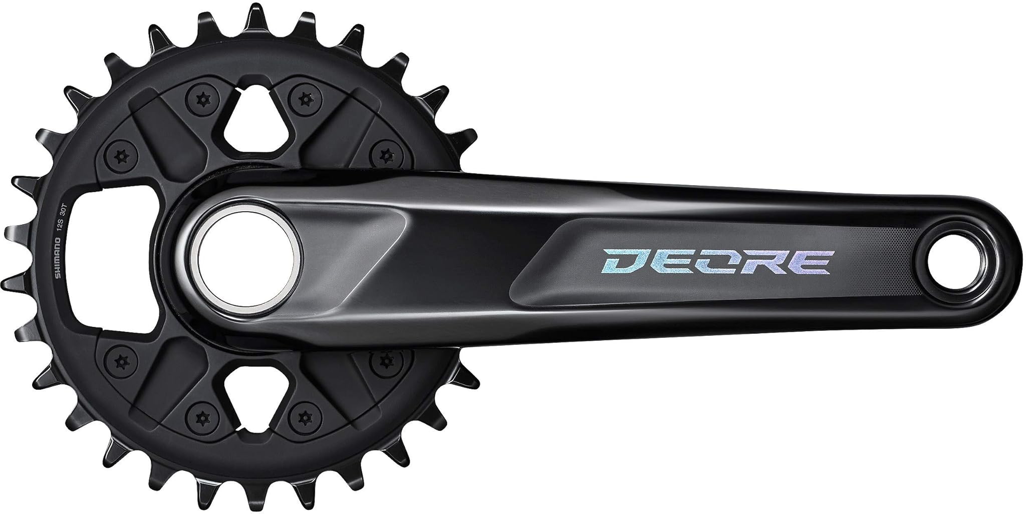 Shimano SL-M6100 DEORE 1x12S Crankset 30T x 175mm, Nero